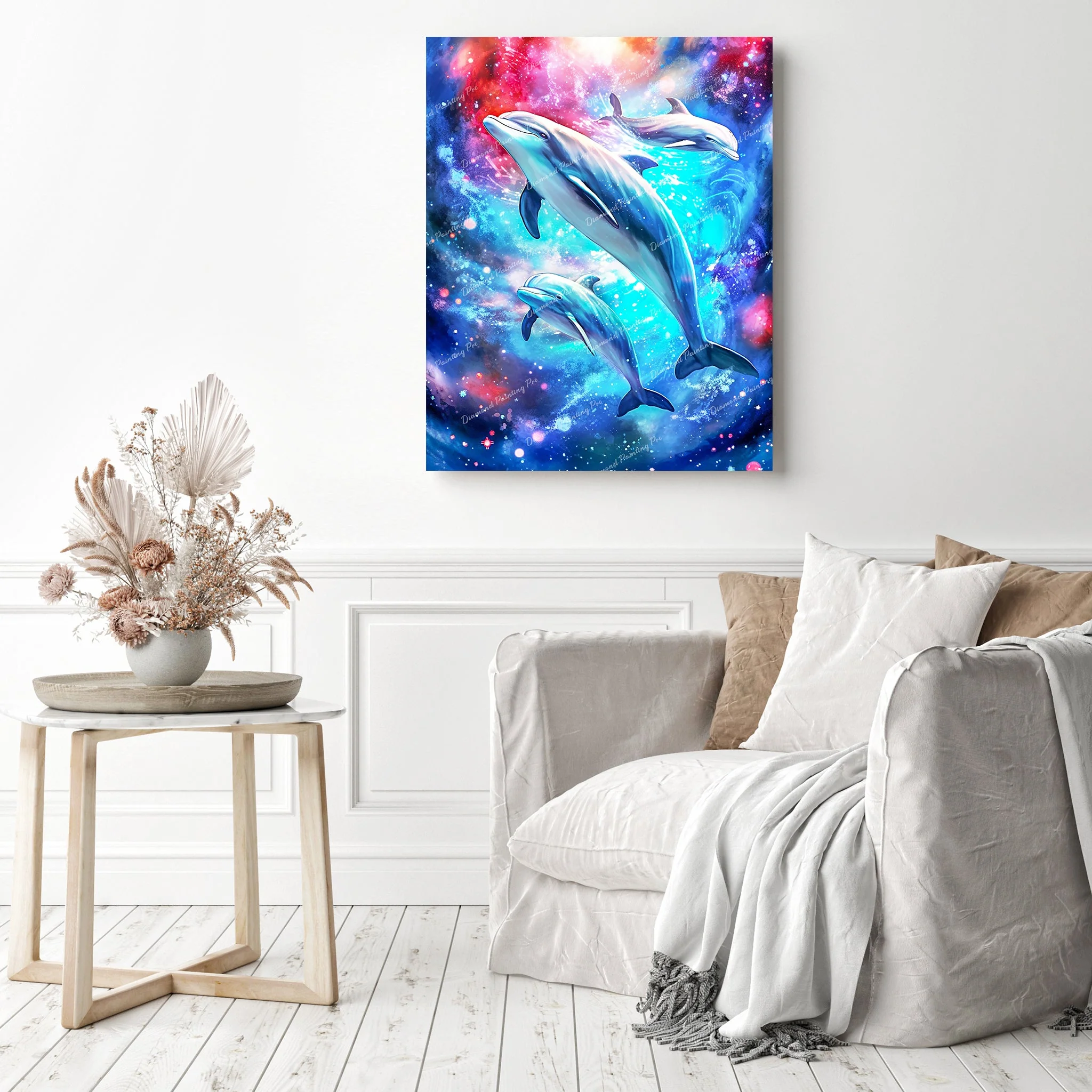 Cosmic Dolphin | Diamond Painting - Image 3