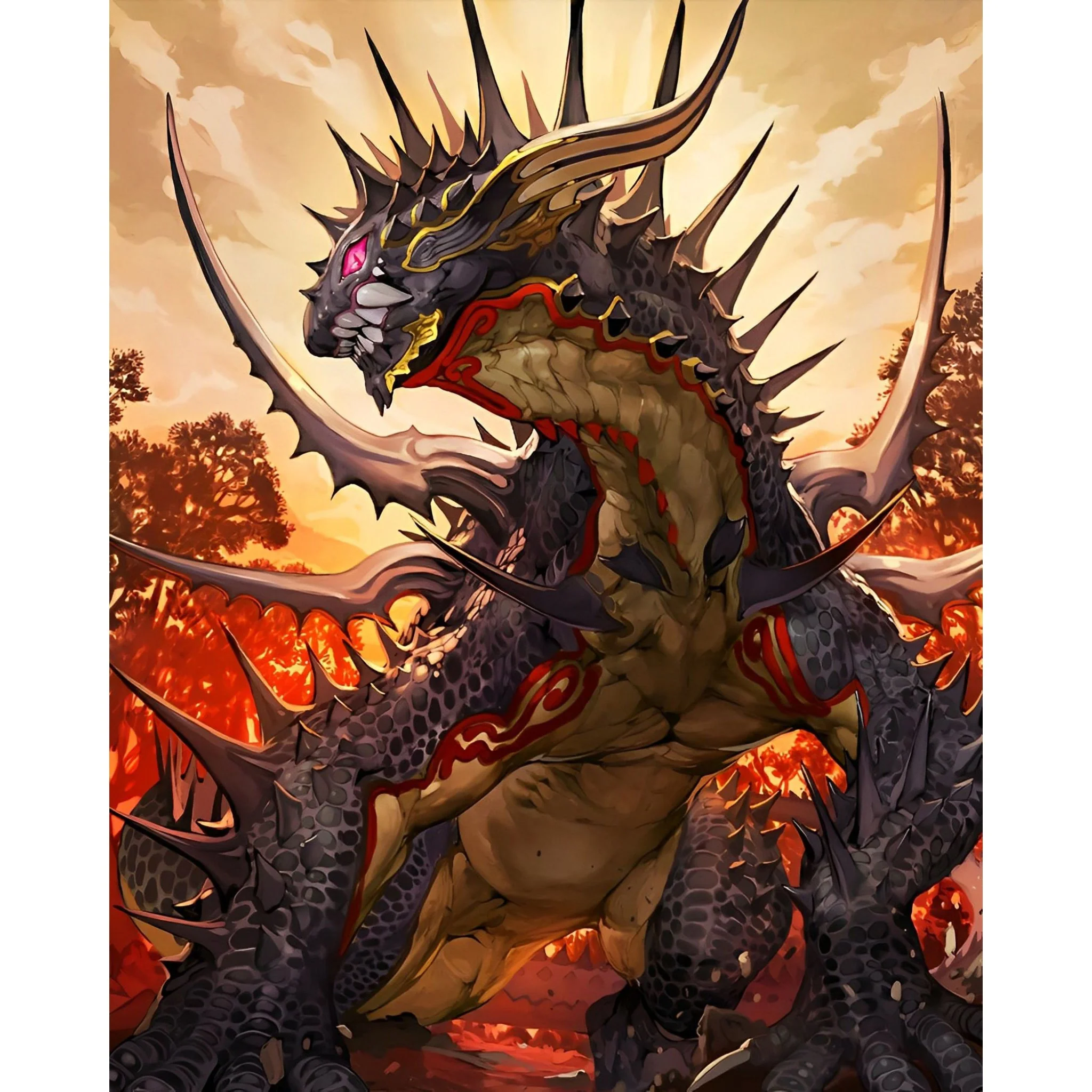 Bahamut Dragon | Diamond Painting - Image 2