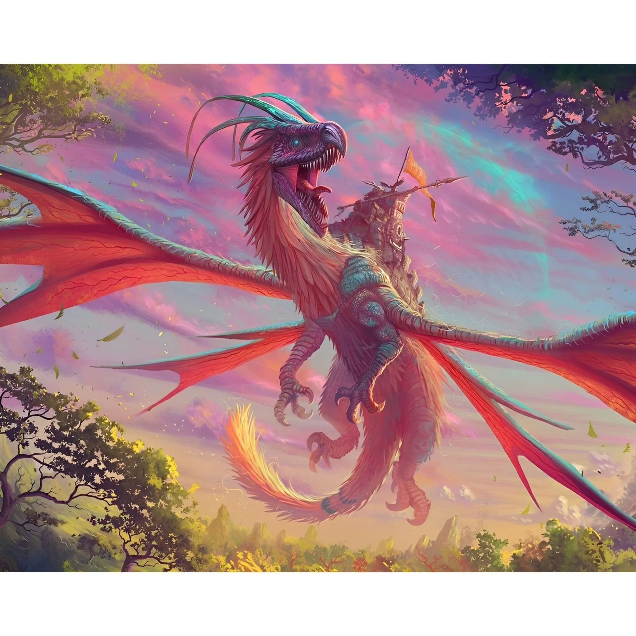 Dragon Attack | Diamond Painting - Image 2