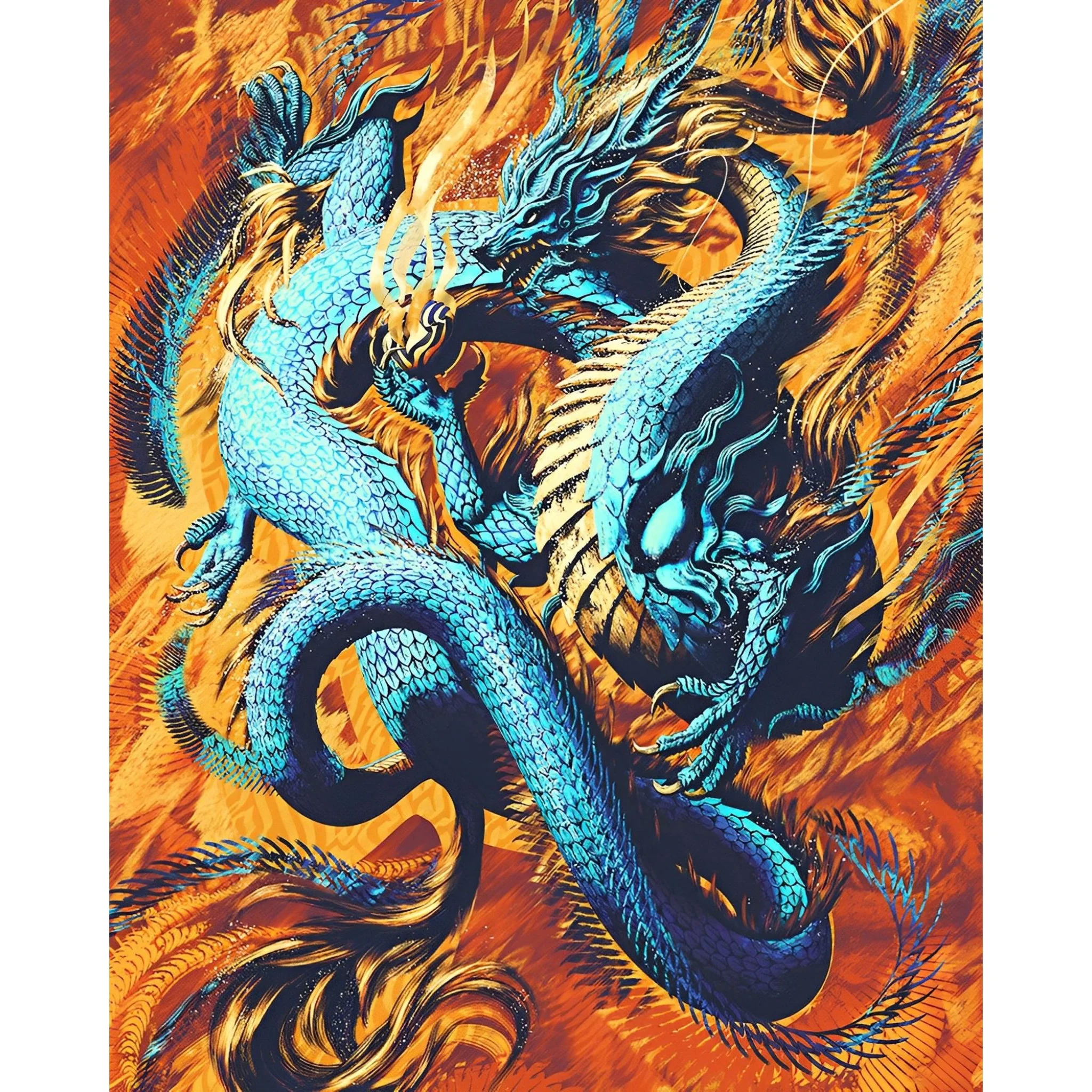 Oriental Dragon | Diamond Painting - Image 2