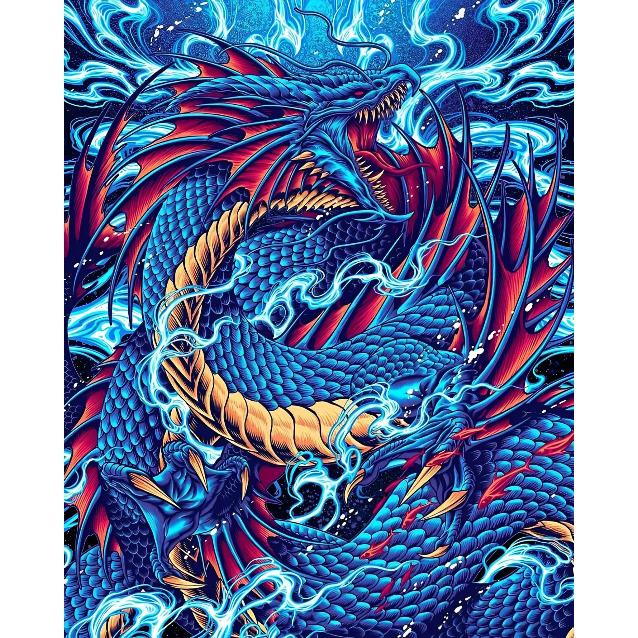 Vicious Dragon | Diamond Painting - Image 2