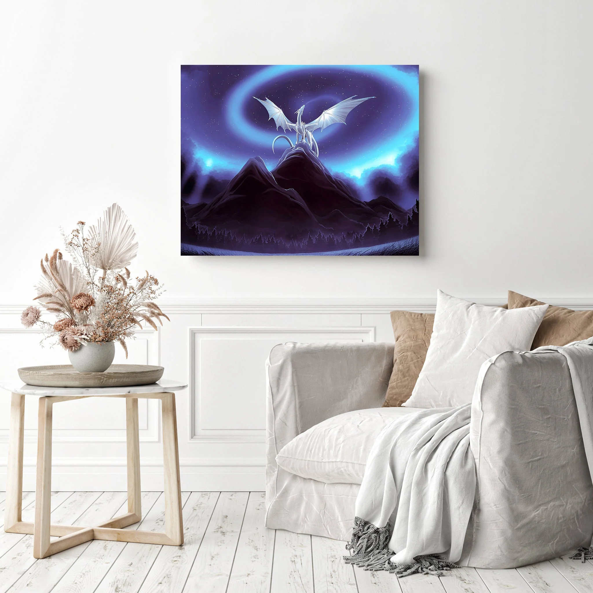 Dragon Atop the Mountain | Diamond Painting - Image 3