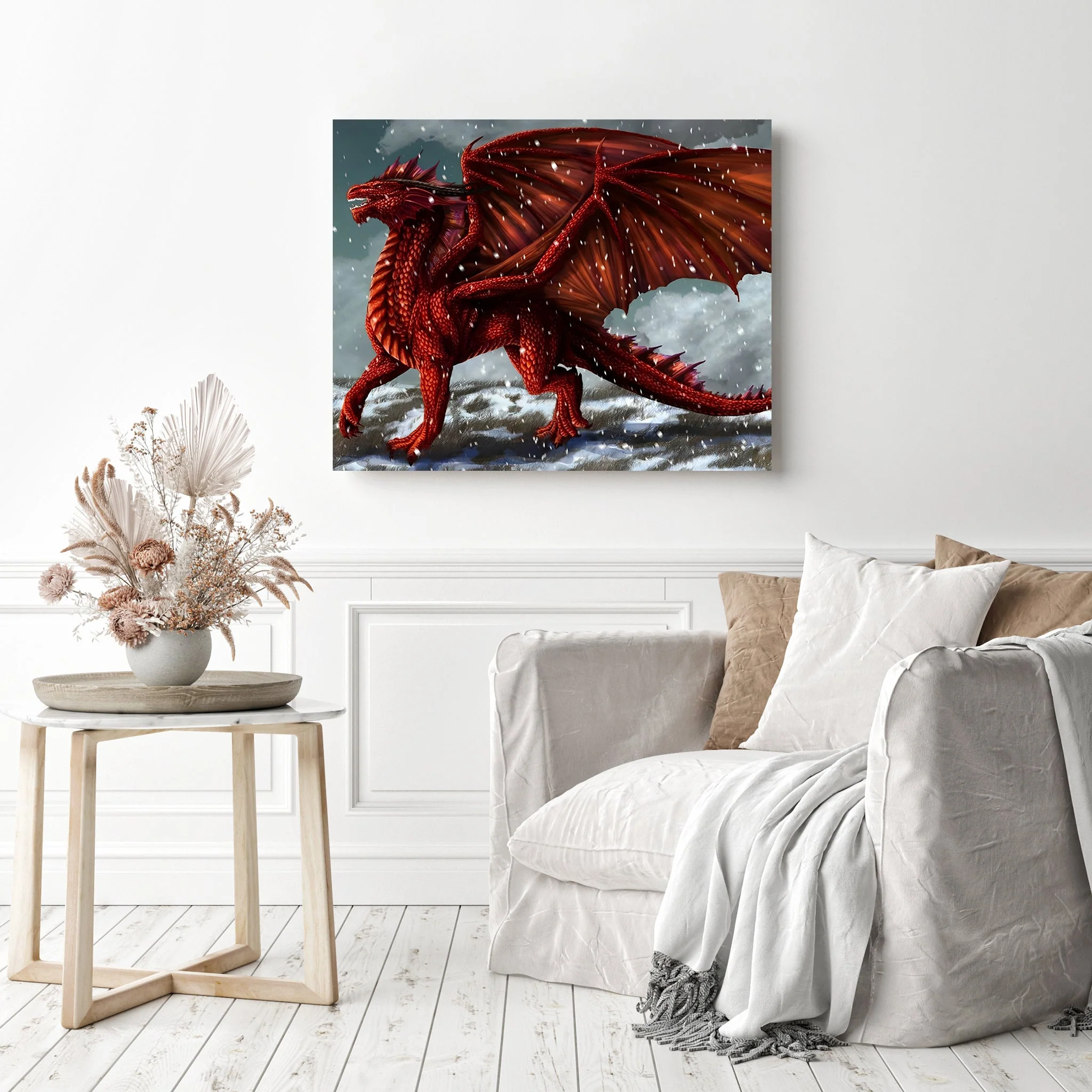 Red Dragon | Diamond Painting - Image 3
