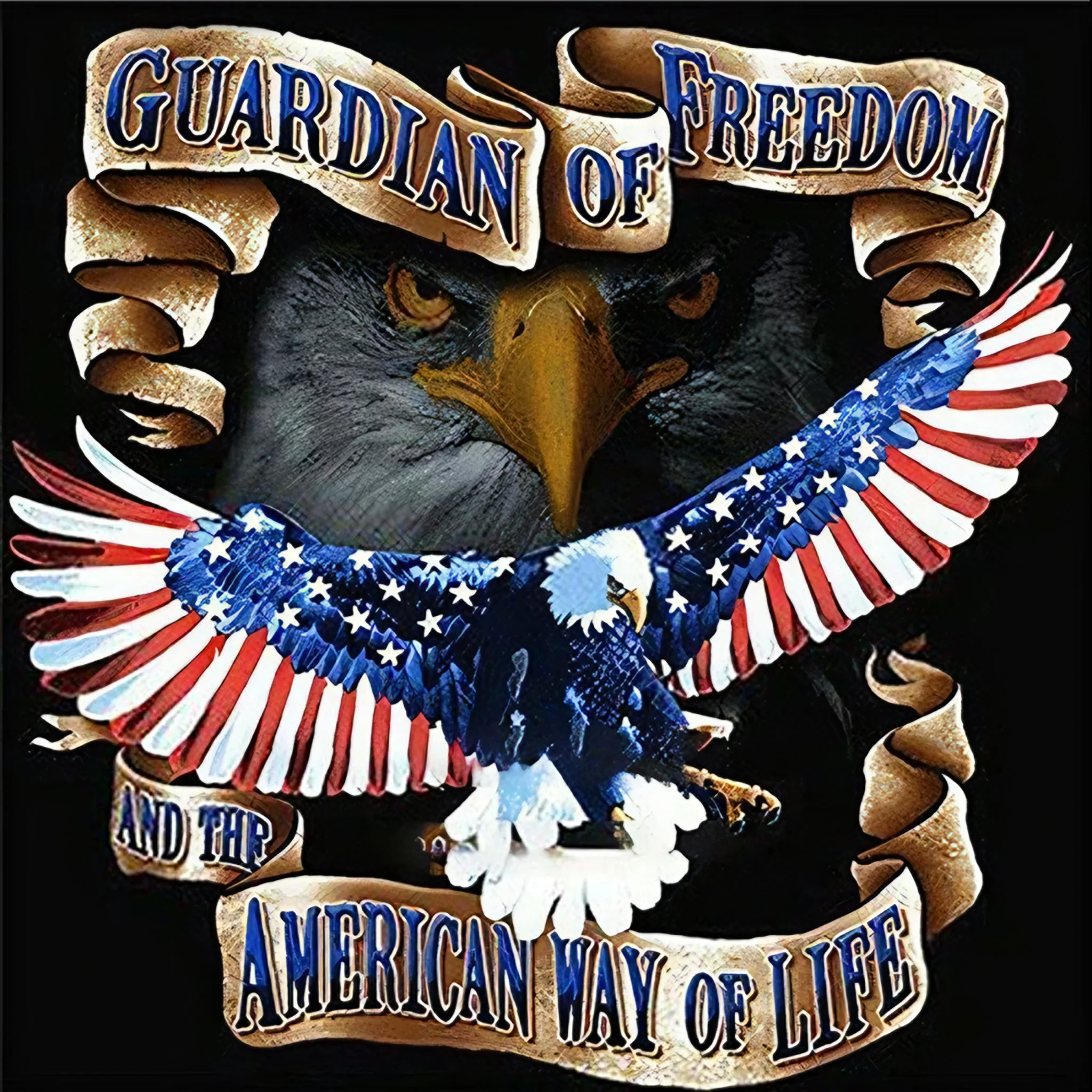 Eagle Guardian of Freedom | Diamond Painting - Image 2