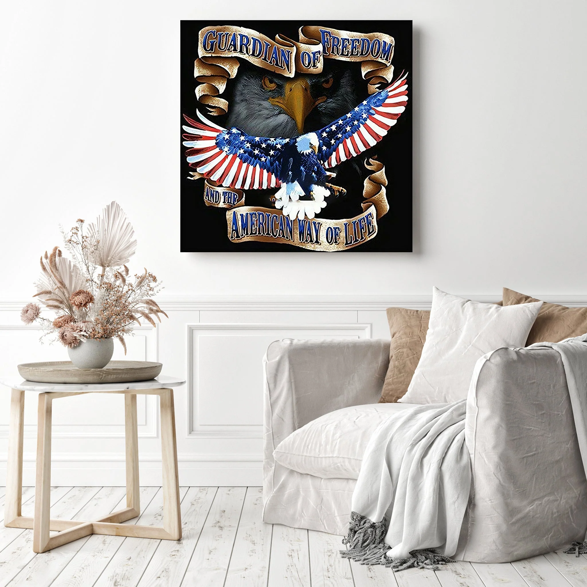 Eagle Guardian of Freedom | Diamond Painting - Image 3