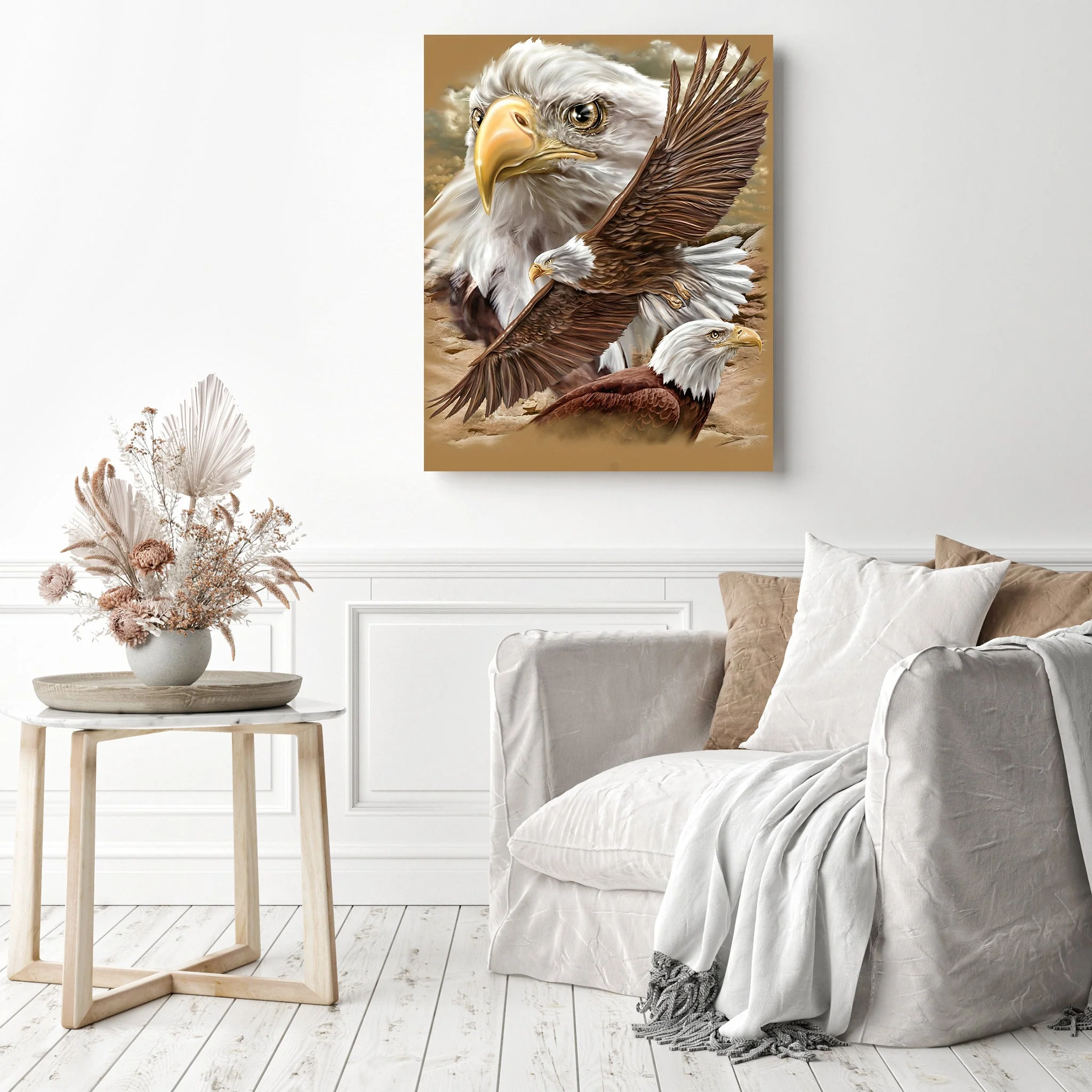 Eagle Soaring | Diamond Painting - Image 3