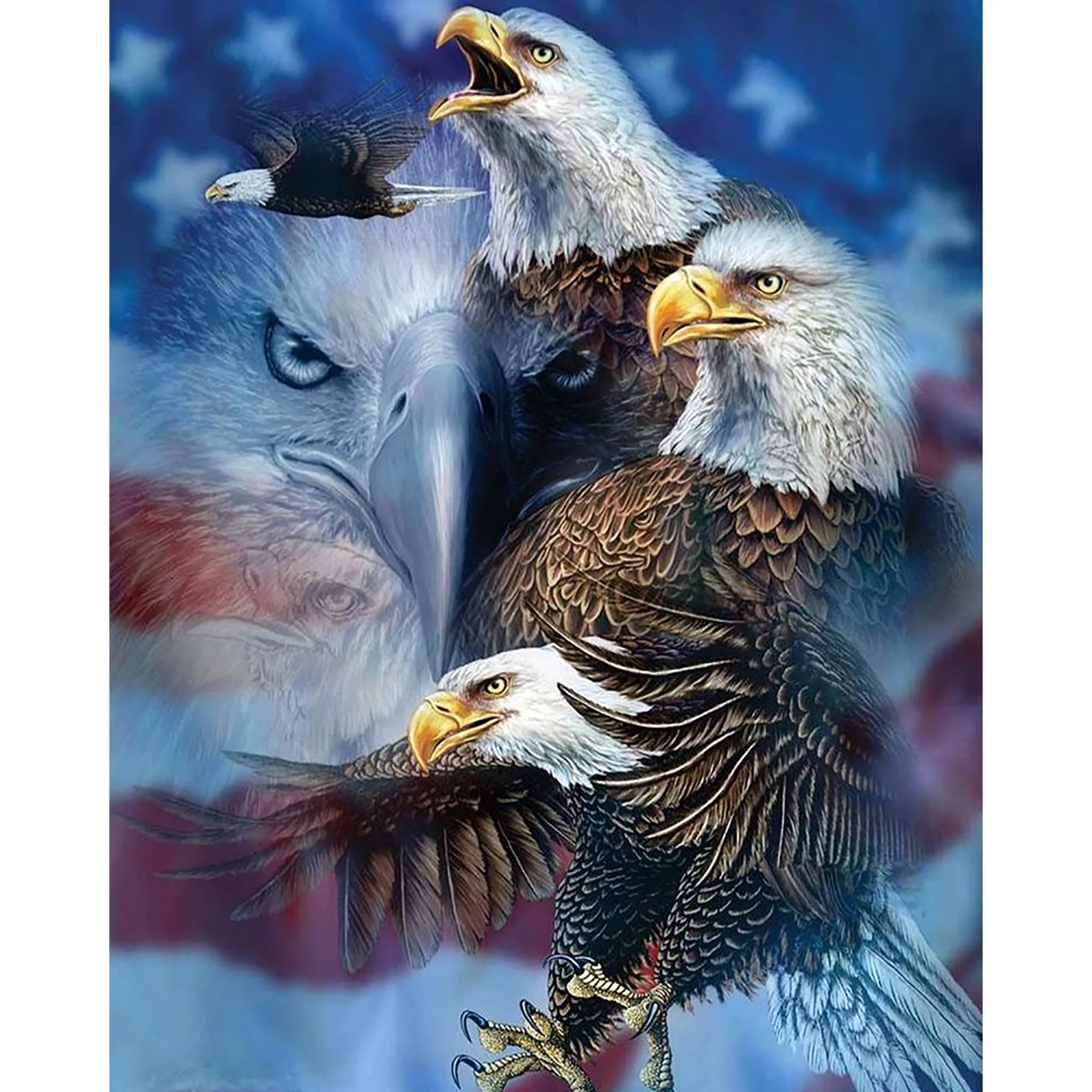 Eagles | Diamond Painting - Image 2