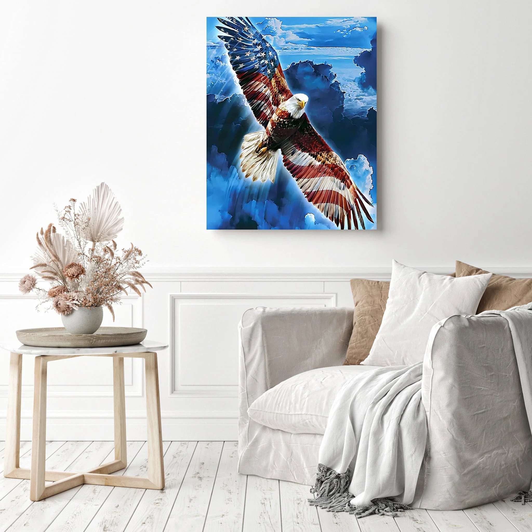 Flag Eagle | Diamond Painting - Image 3