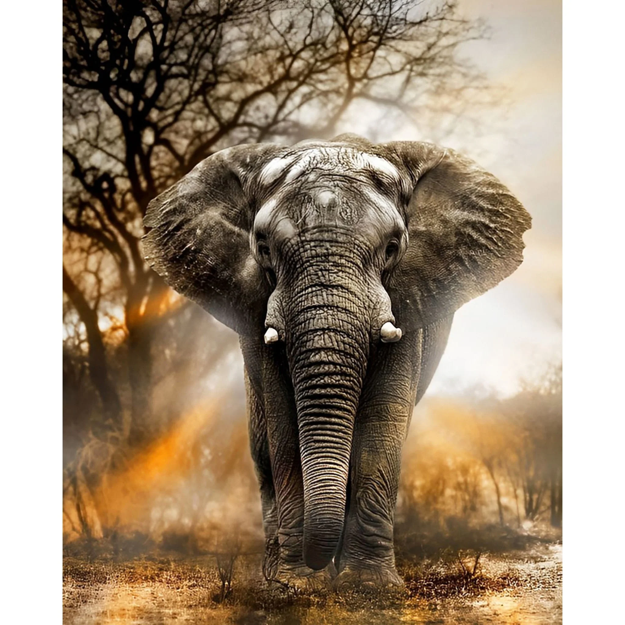 Illustrious Elephant | Diamond Painting - Image 2