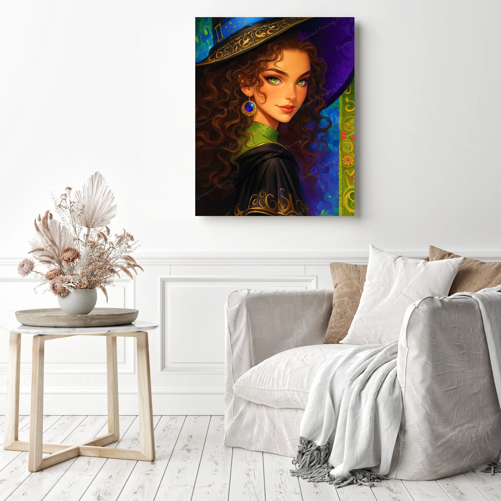 Emerald Sorceress | Diamond Painting - Image 3