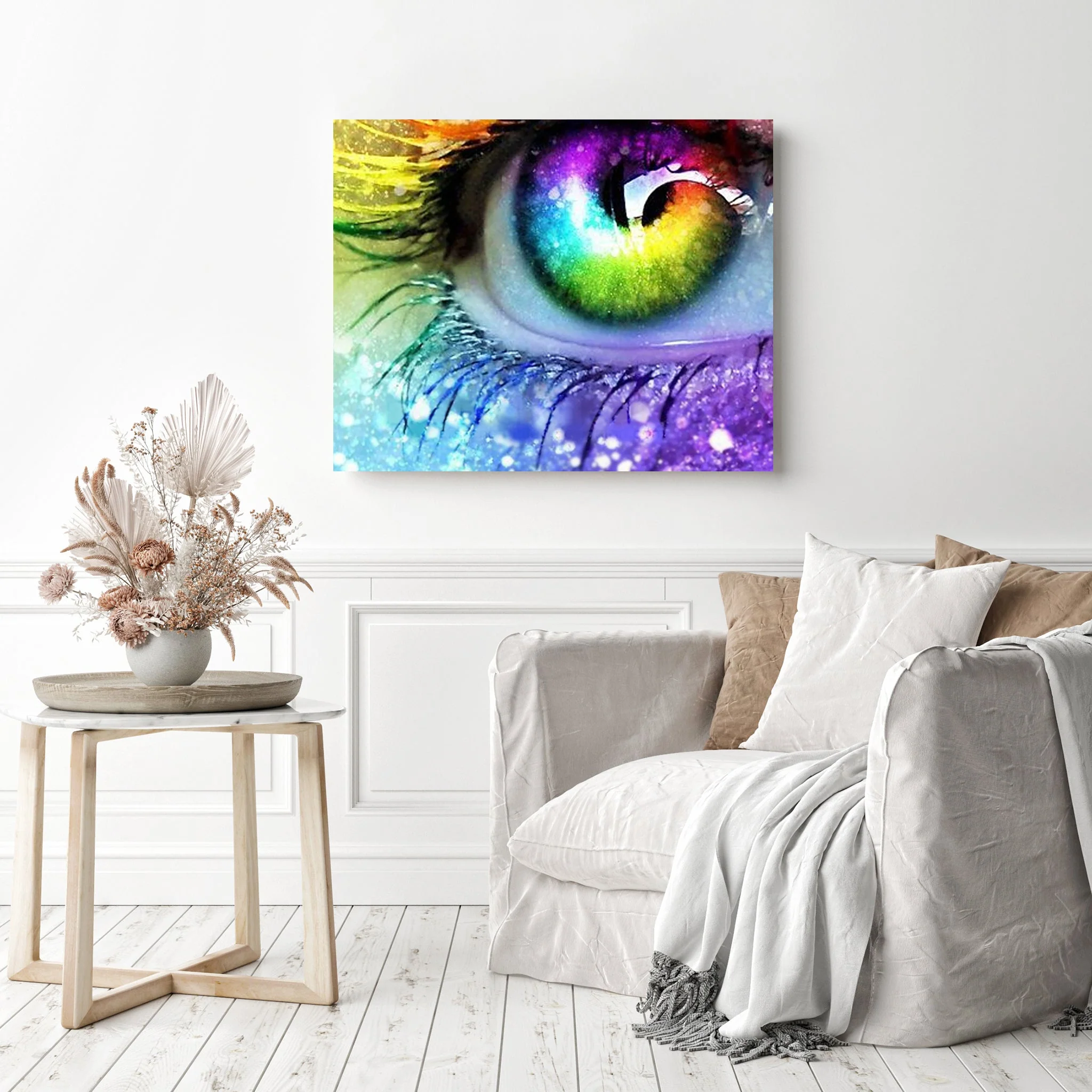 Rainbow Eyes | Diamond Painting - Image 3