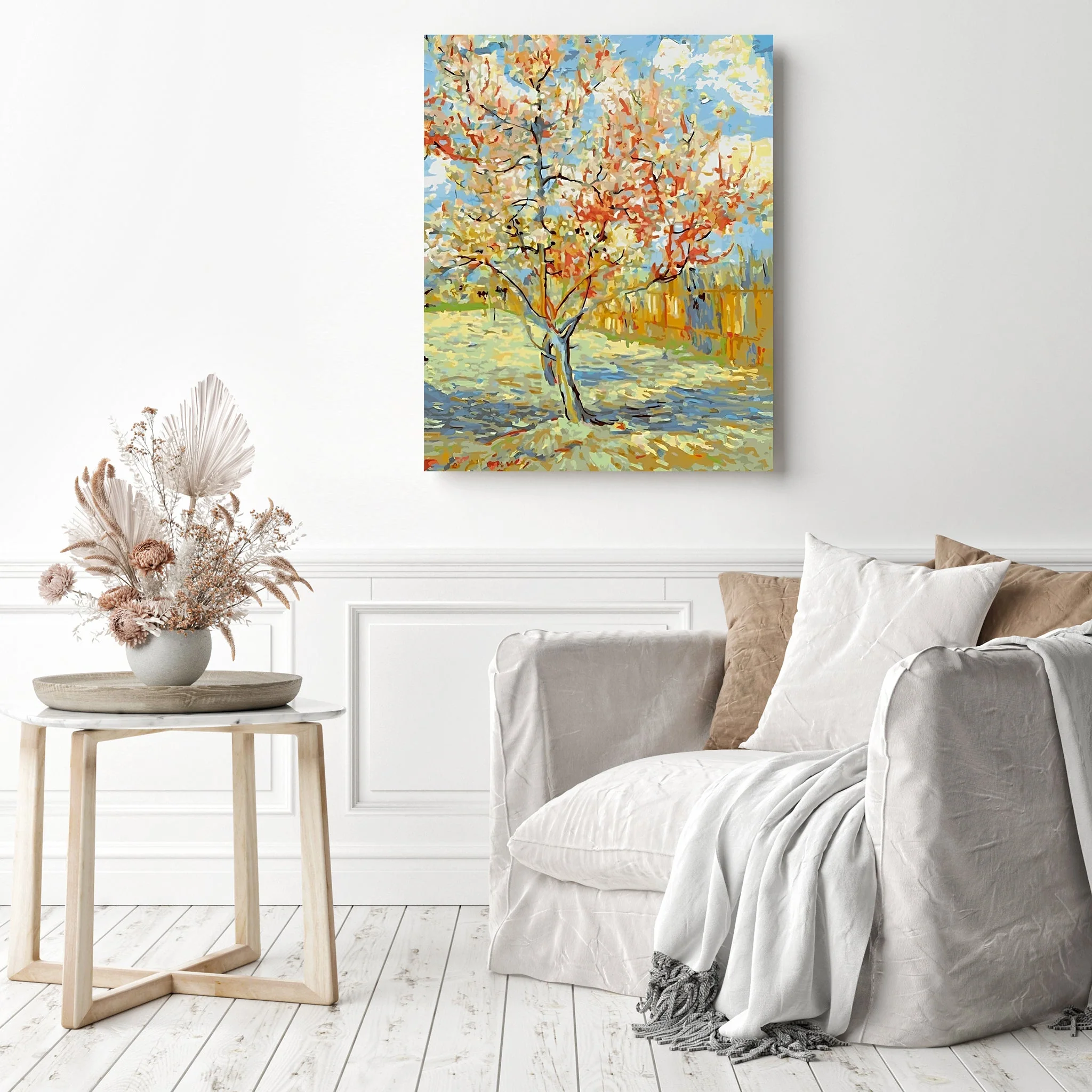 Pink Peach Trees | Diamond Painting - Image 3
