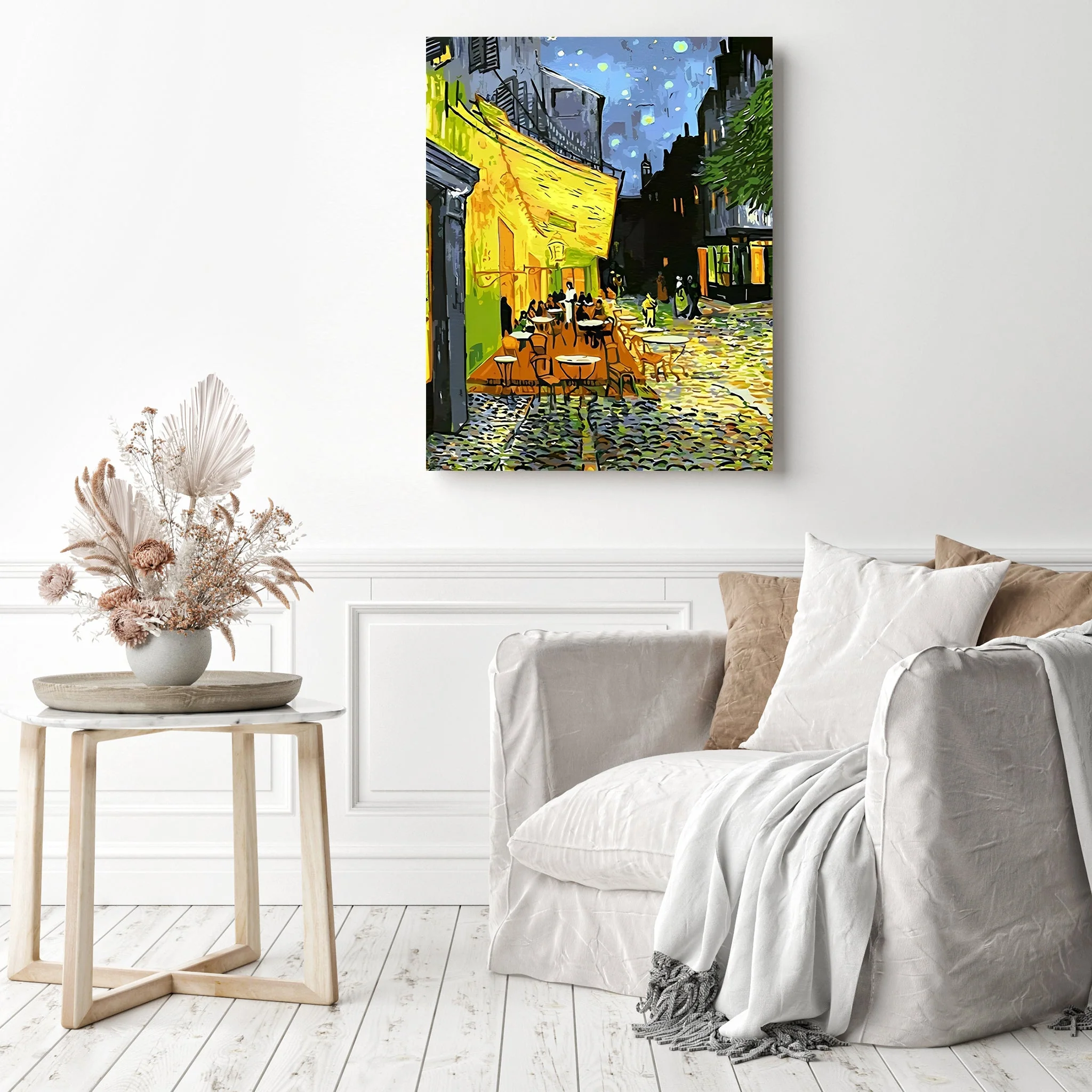 Café Terrace at Night Vincent Van Gogh | Diamond Painting - Image 3