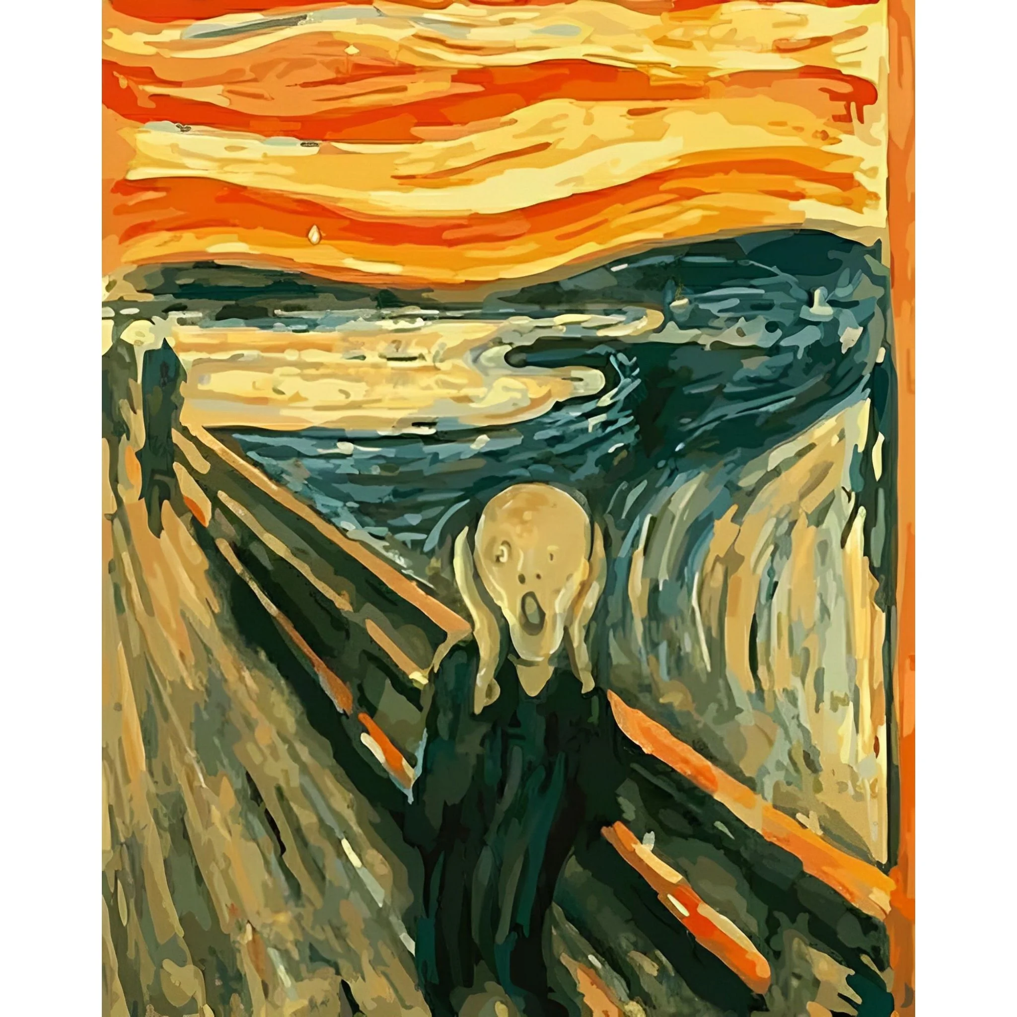 The Scream - Edvard Munch | Diamond Painting - Image 2