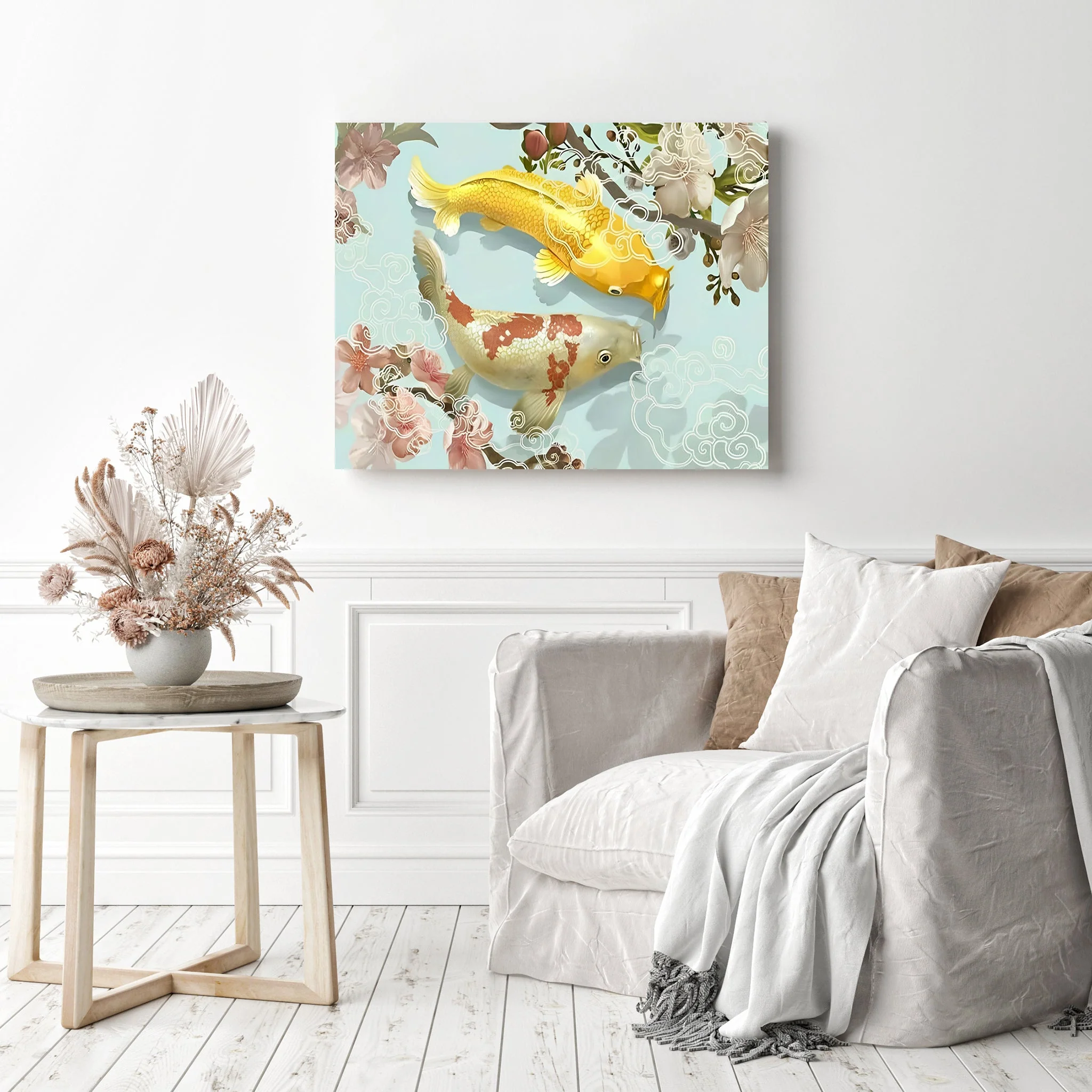 Two Japanese Koi | Diamond Painting - Image 3