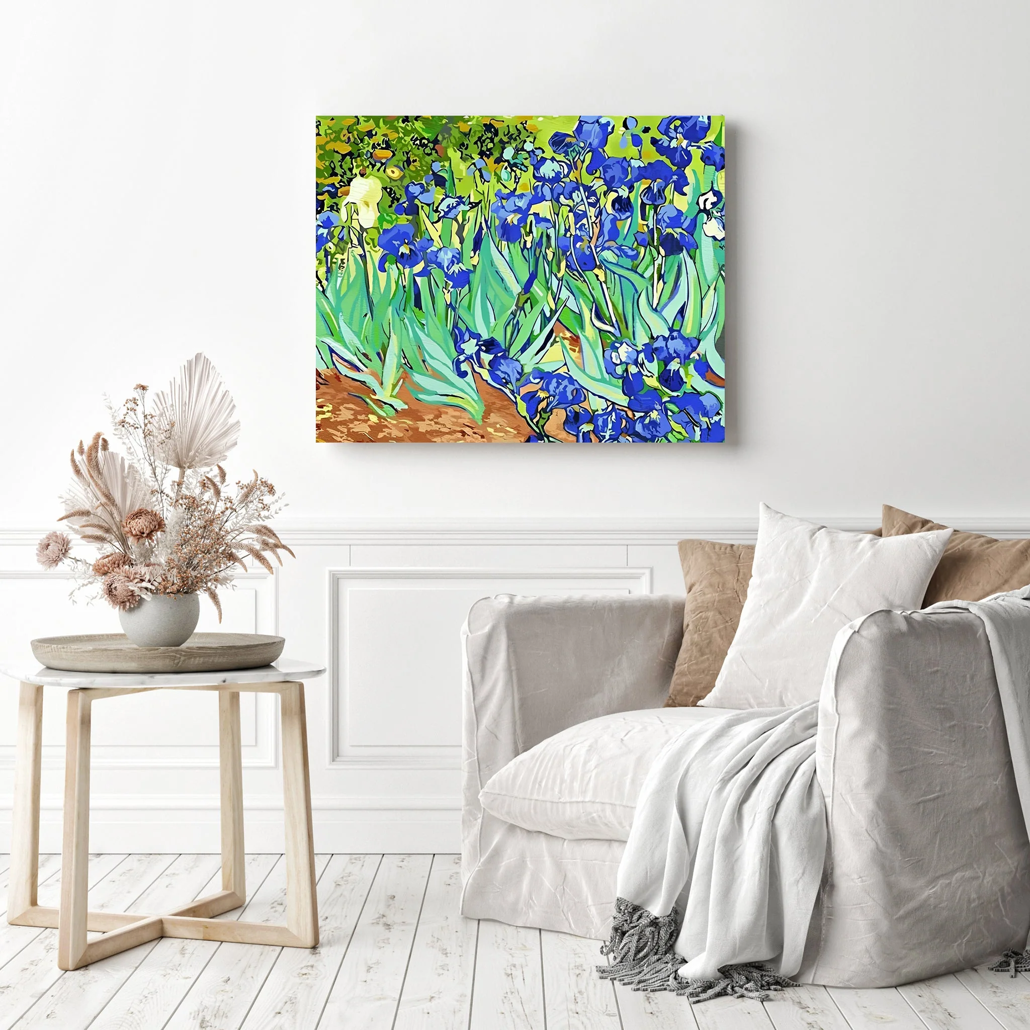 Irises - Vincent van Gogh | Diamond Painting - Image 3