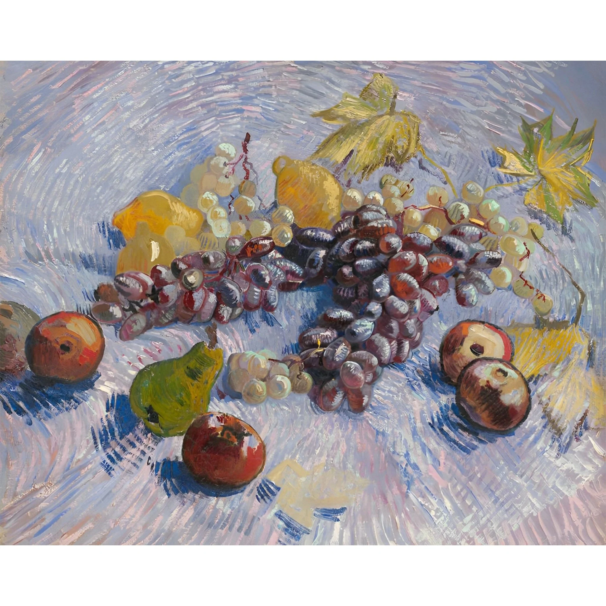 Grapes, Lemons, Pears, and Apples | Diamond Painting - Image 2