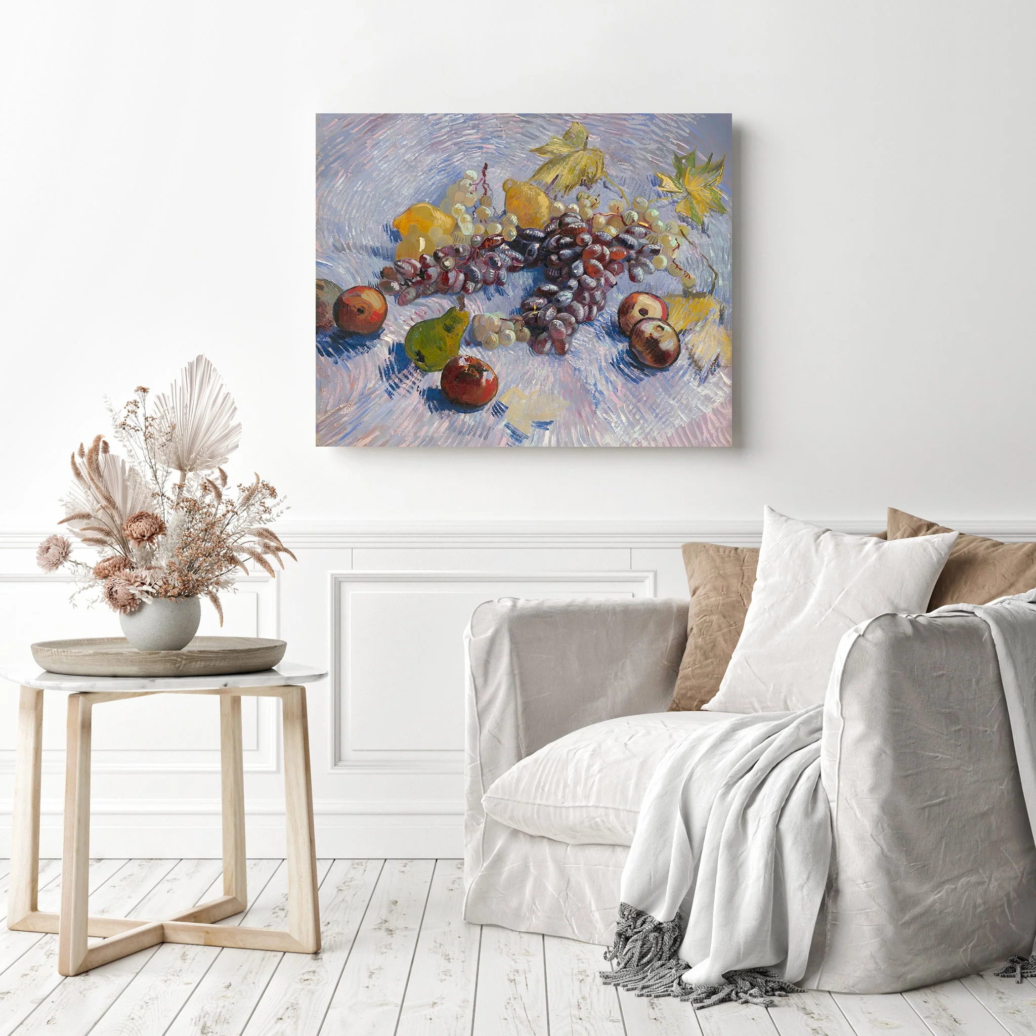Grapes, Lemons, Pears, and Apples | Diamond Painting - Image 3