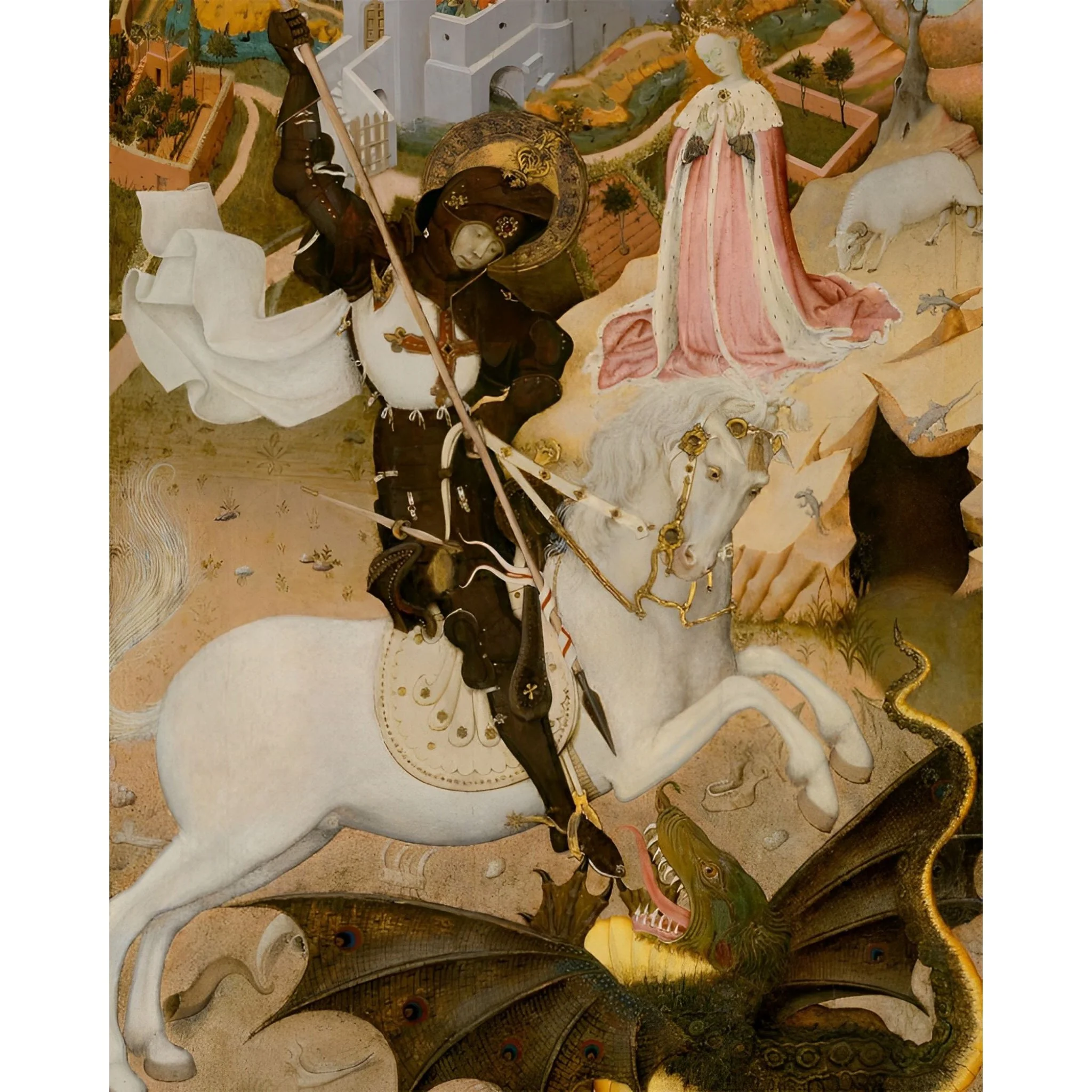 Saint George and the Dragon | Diamond Painting - Image 2