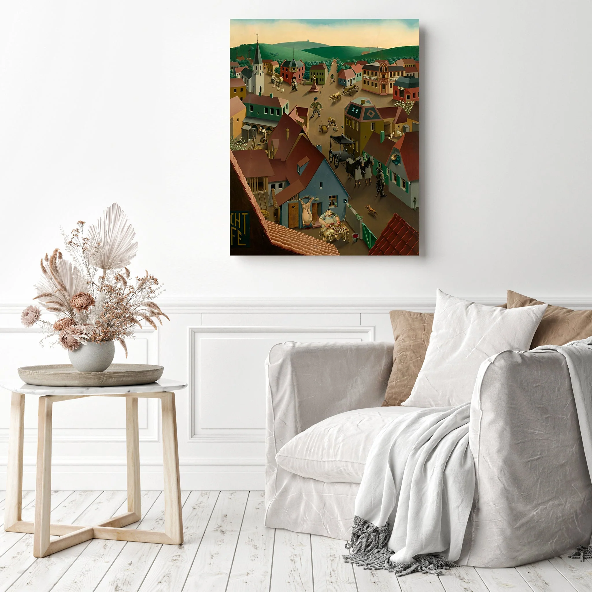 Small Town by Day | Diamond Painting - Image 3