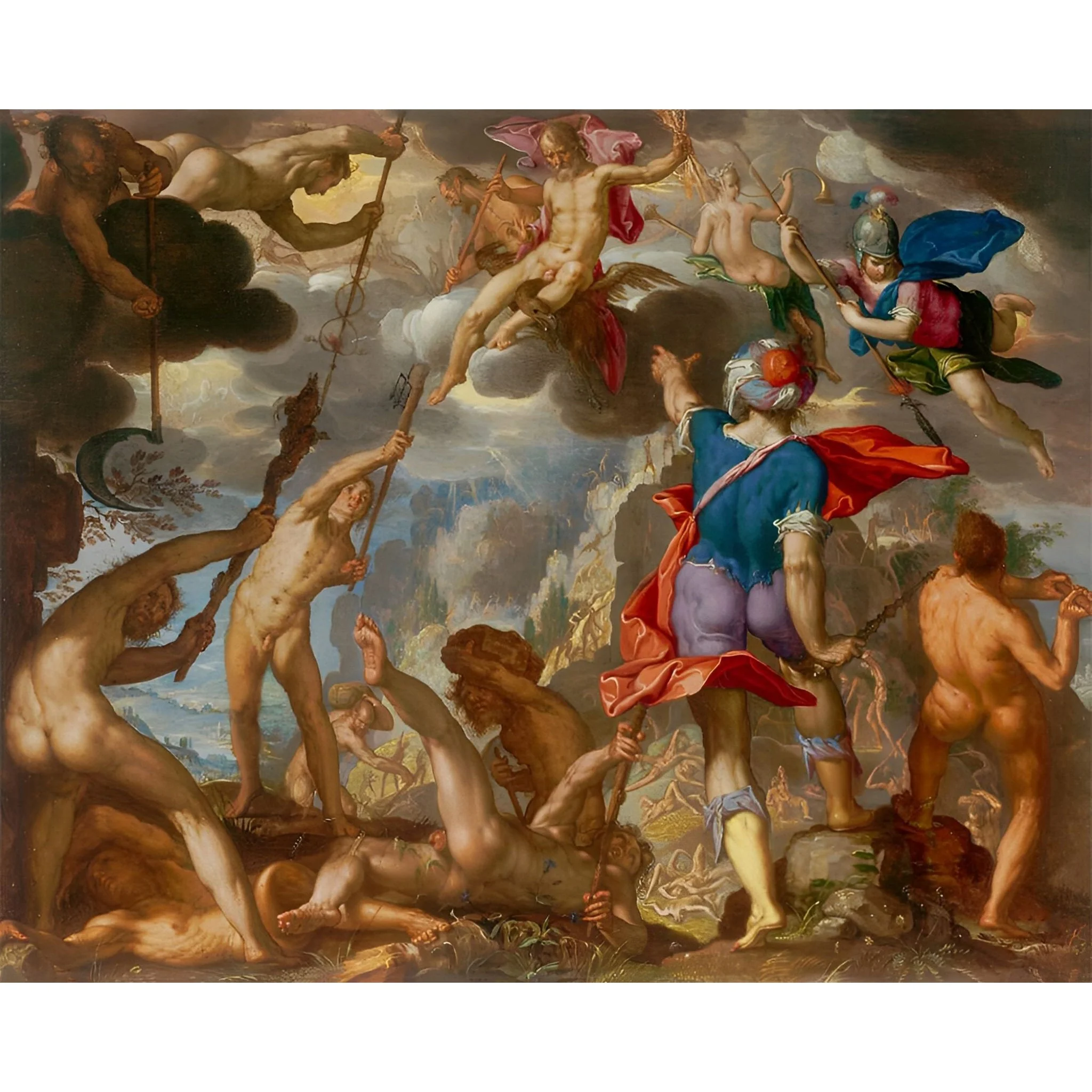 The Battle between the Gods and the Giants | Diamond Painting - Image 2