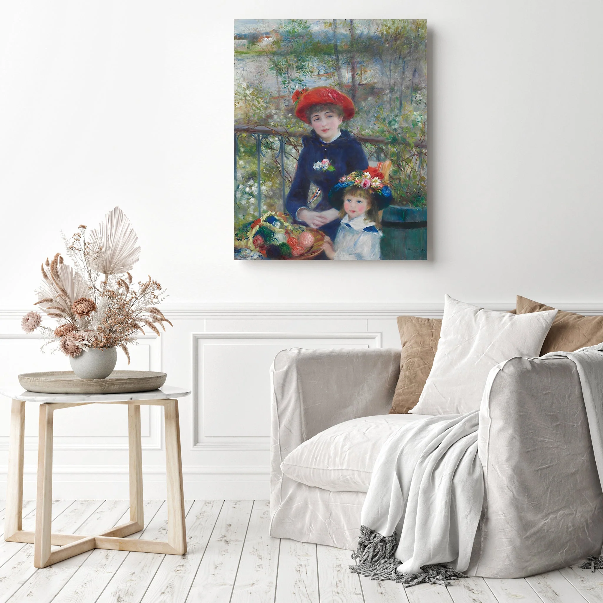 Two Sisters (On the Terrace) | Diamond Painting - Image 3