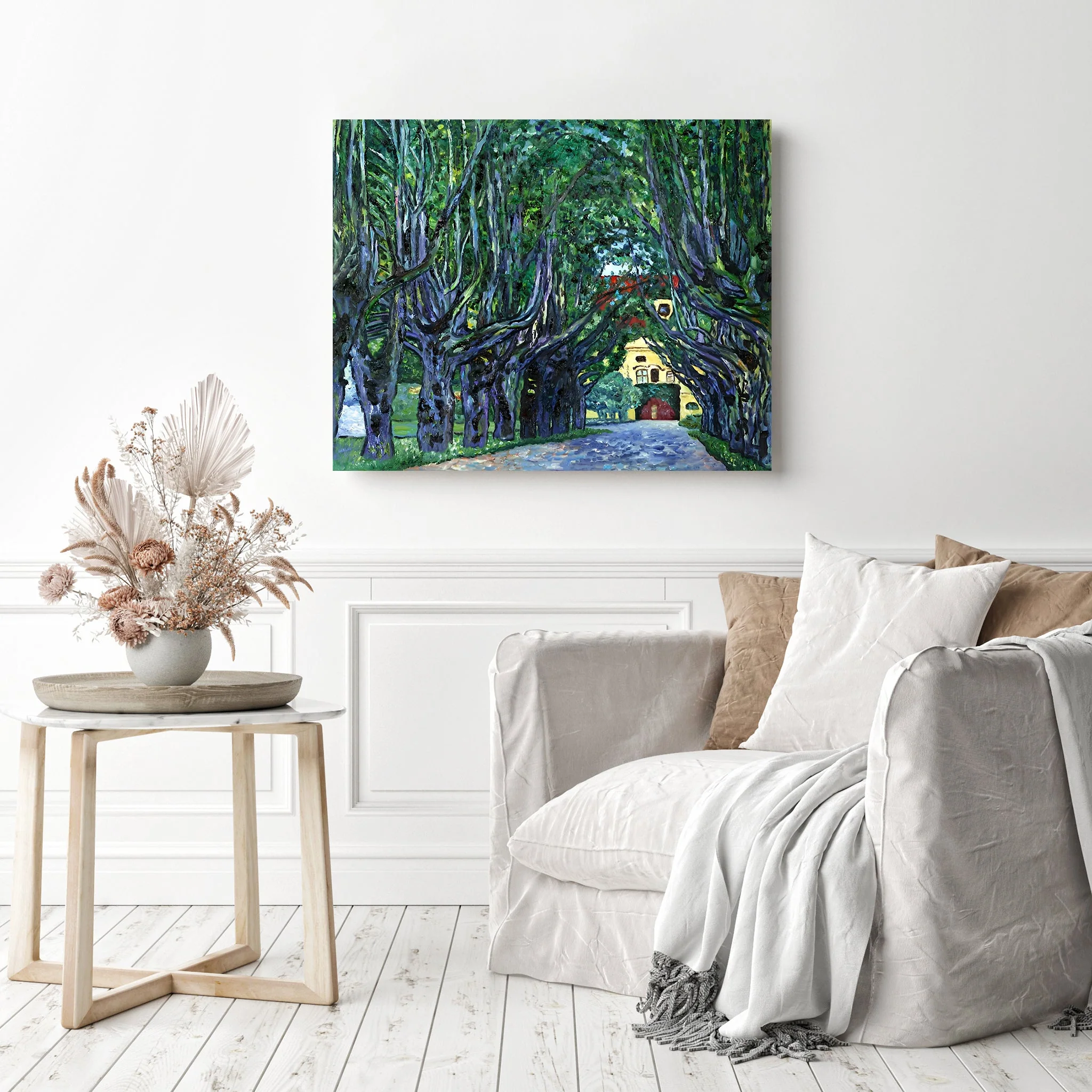 Avenue in Schloss Kammer Park | Diamond Painting - Image 3