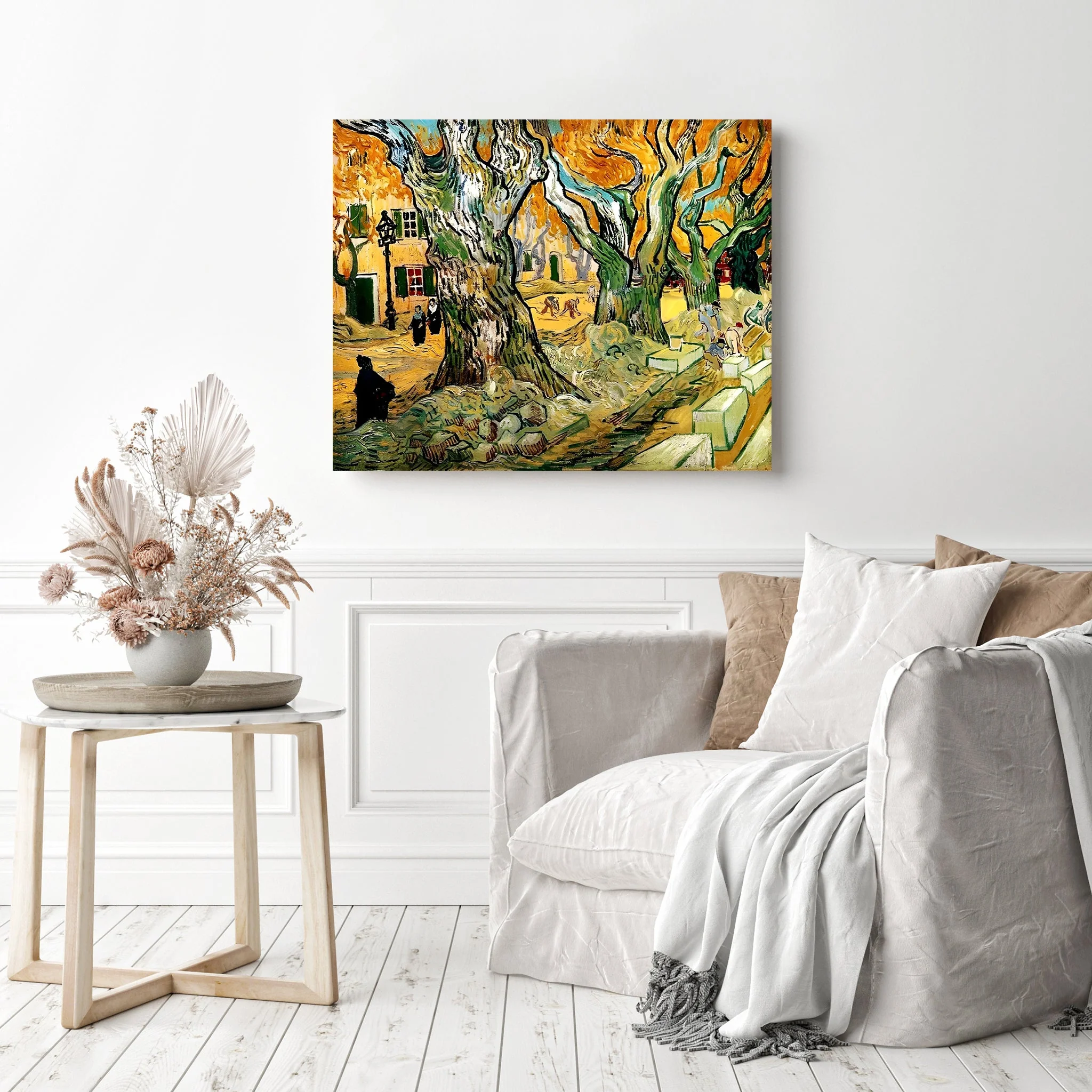 Road Works at Saint Remy - Vincent van Gogh | Diamond Painting - Image 3