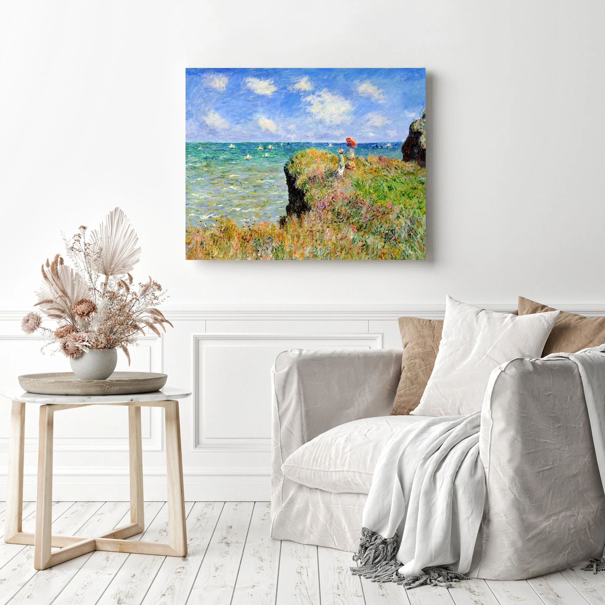 Sea Cliff - Claude Monet | Diamond Painting - Image 3