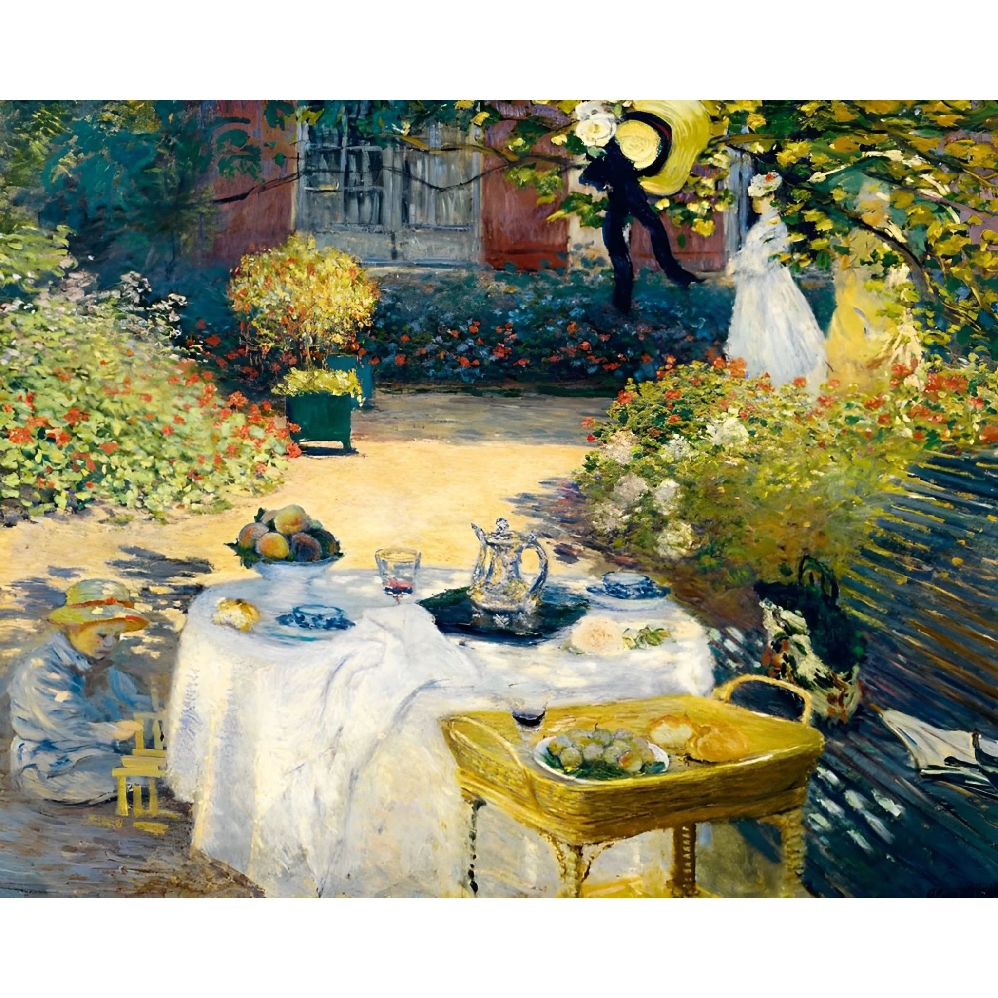 The Lunch - Claude Monet | Diamond Painting - Image 2