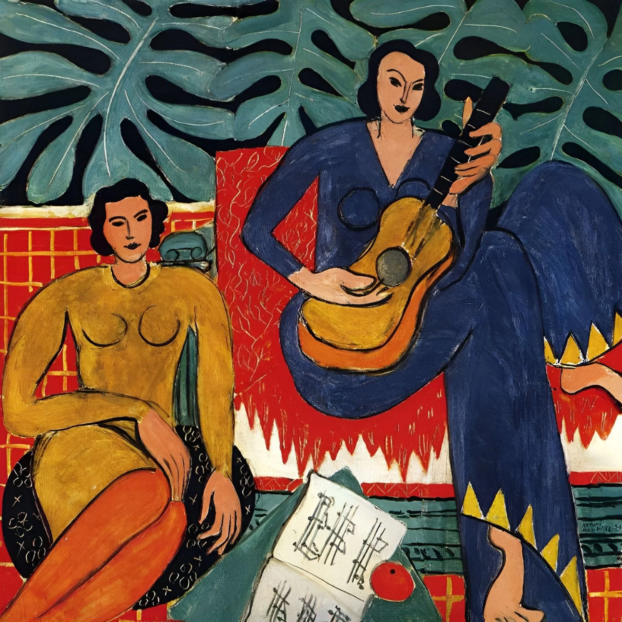 The Music (La Musique) | Diamond Painting - Image 2