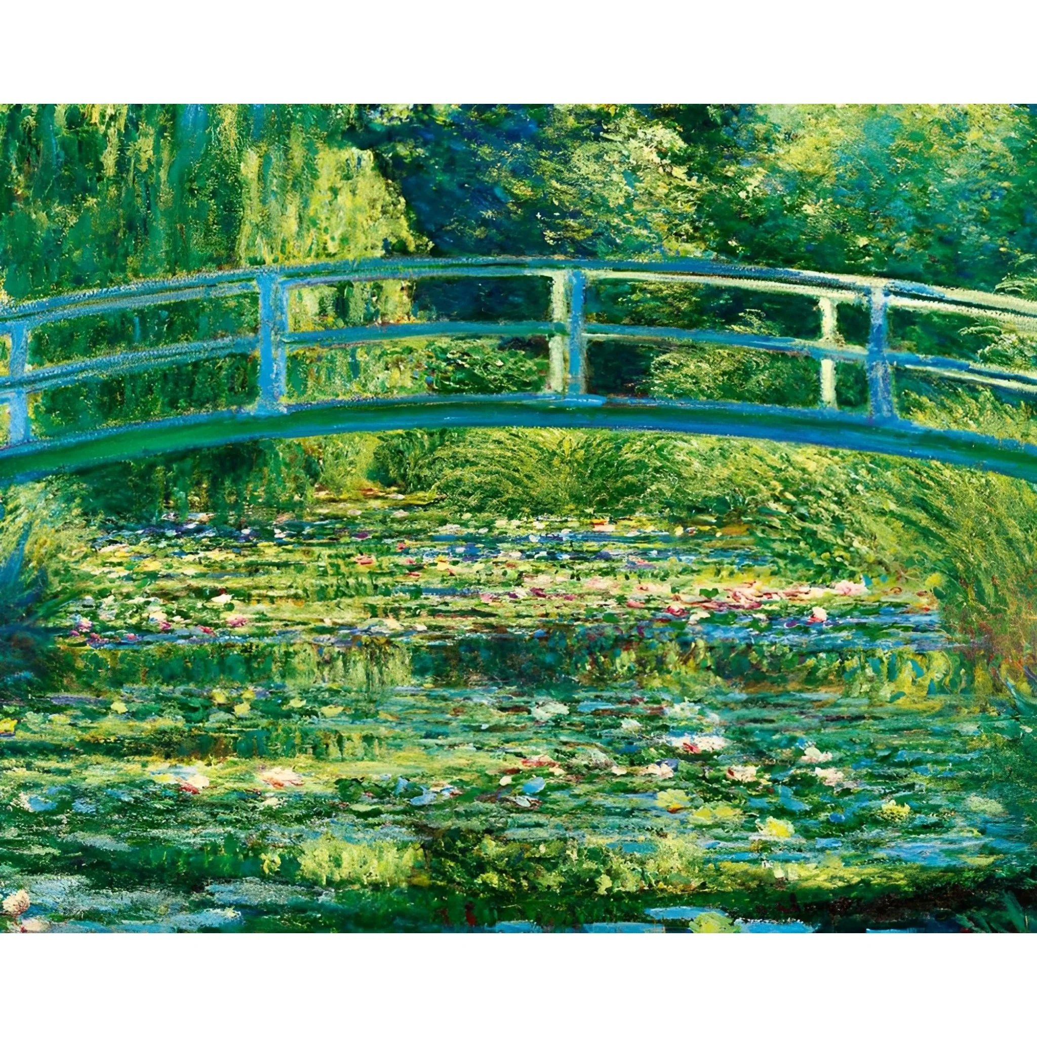 The Water Lily Pond - Claude Monet | Diamond Painting - Image 2