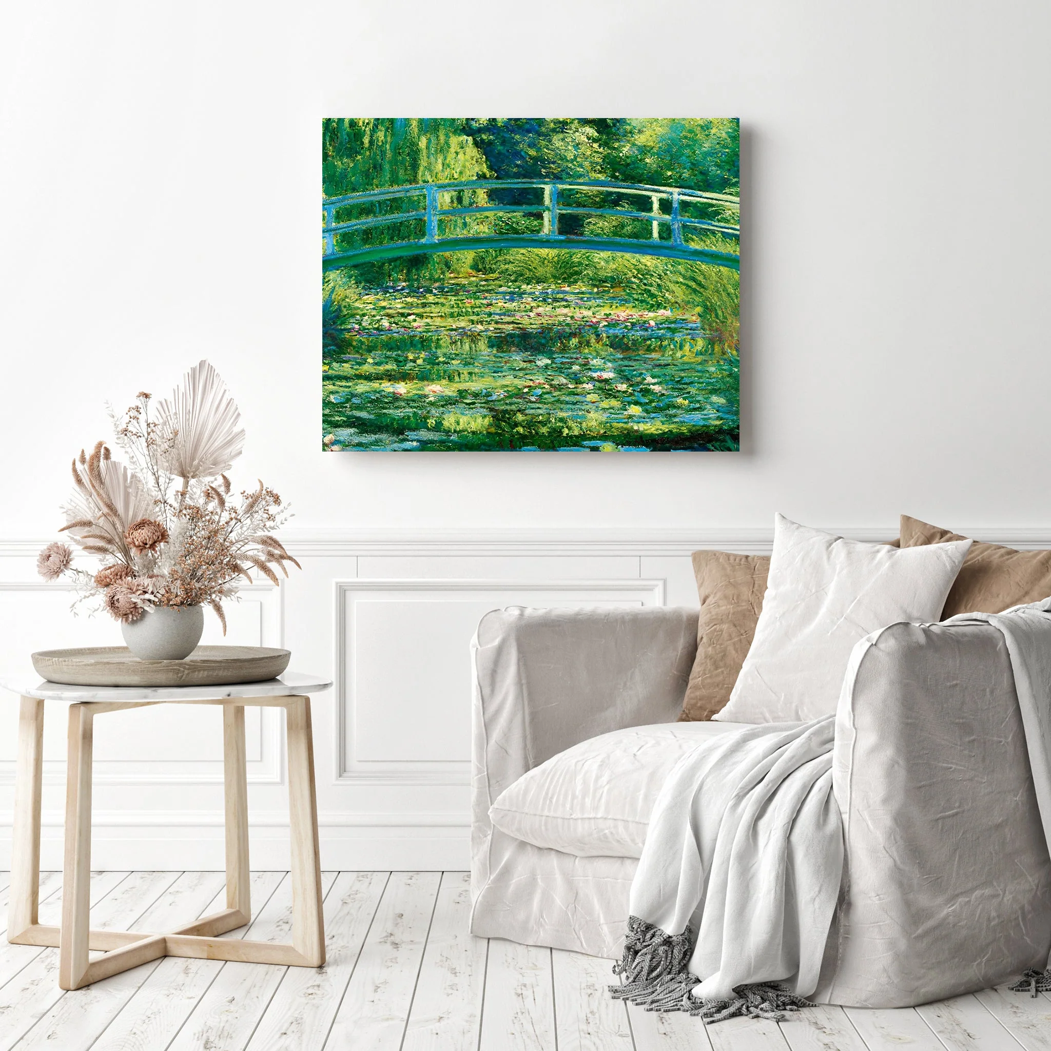 The Water Lily Pond - Claude Monet | Diamond Painting - Image 3