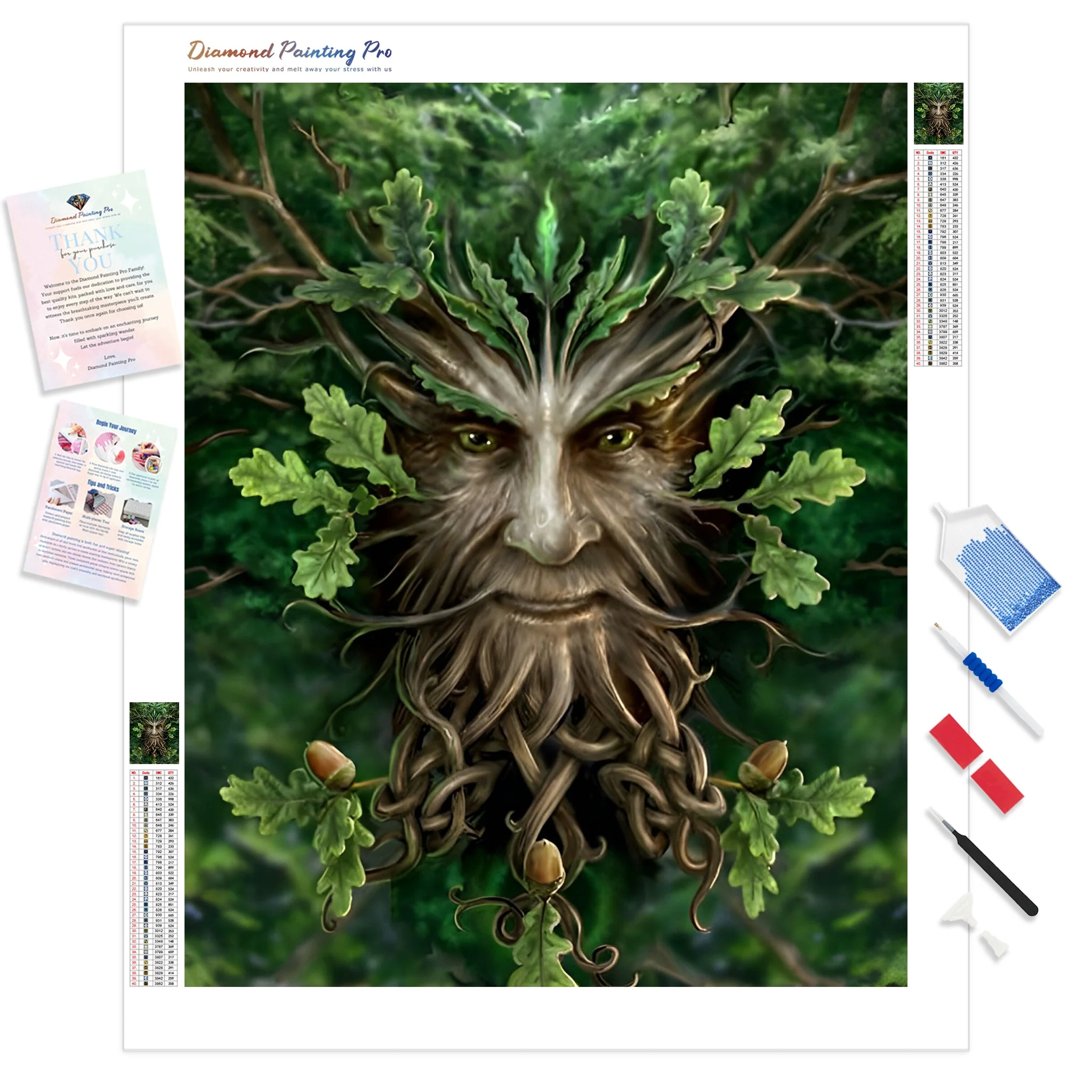 Cartoon Tree Elf | Diamond Painting