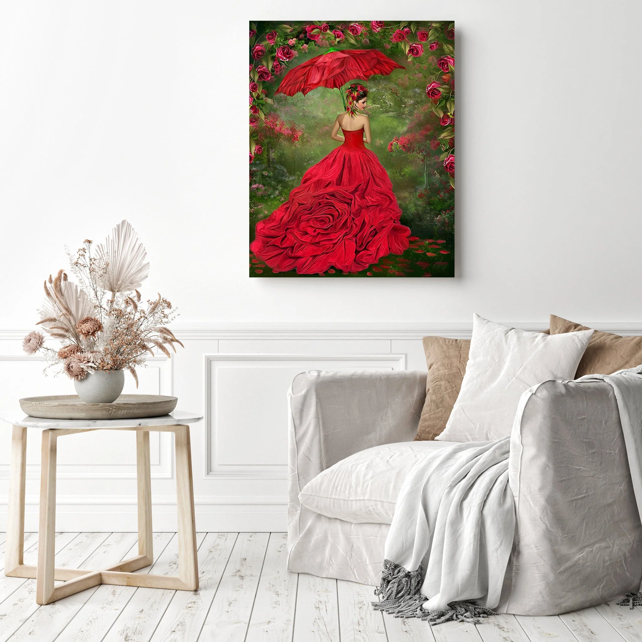 Rose Life Girl | Diamond Painting - Image 3