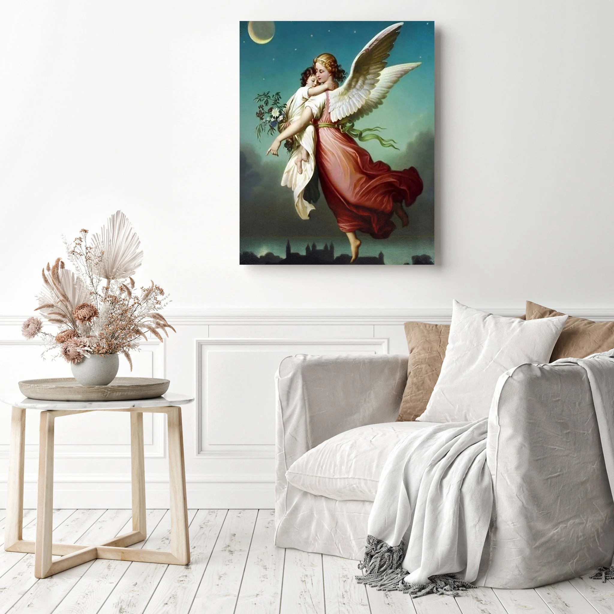 Angel and the Child | Diamond Painting - Image 3