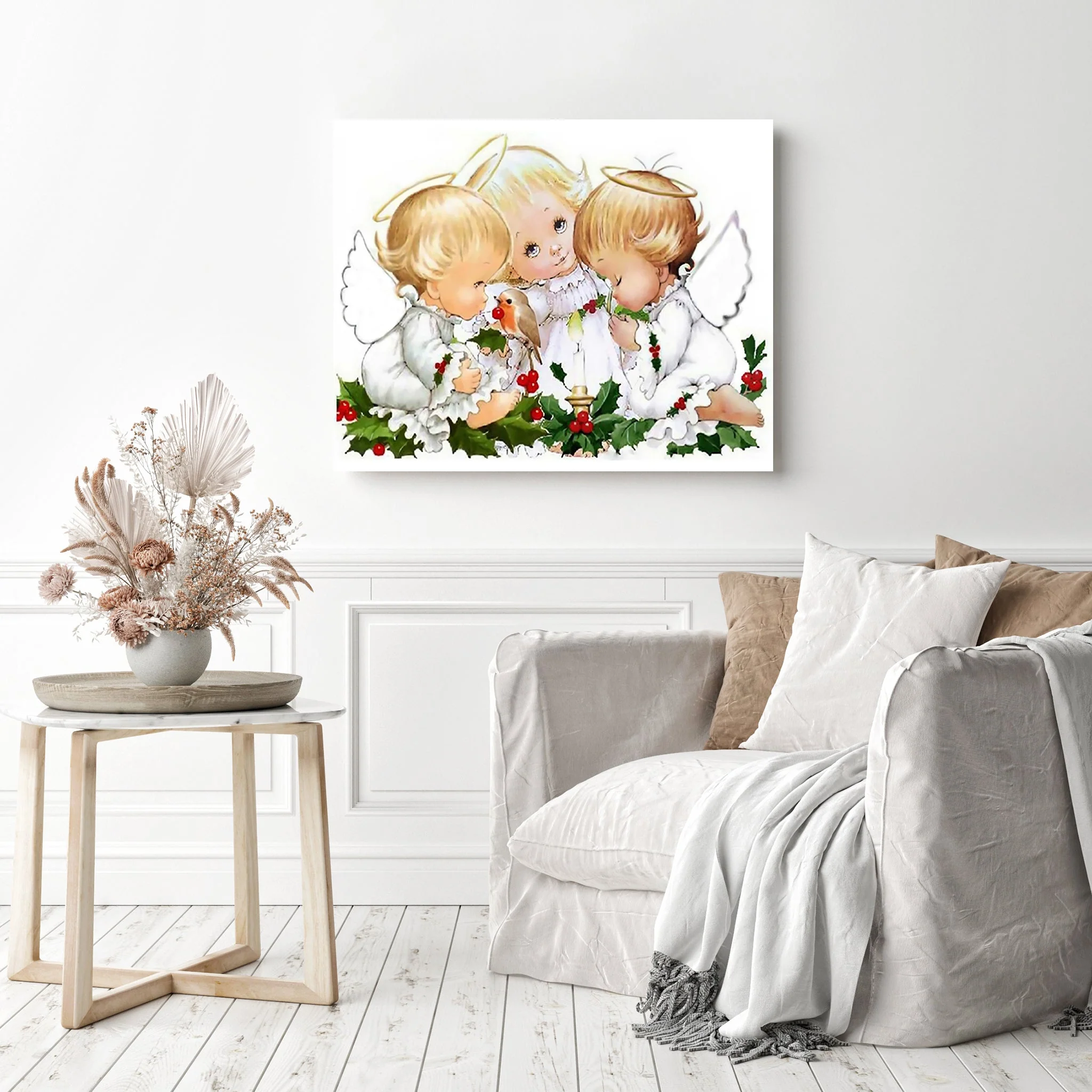 Angel Baby and Cherry | Diamond Painting - Image 3