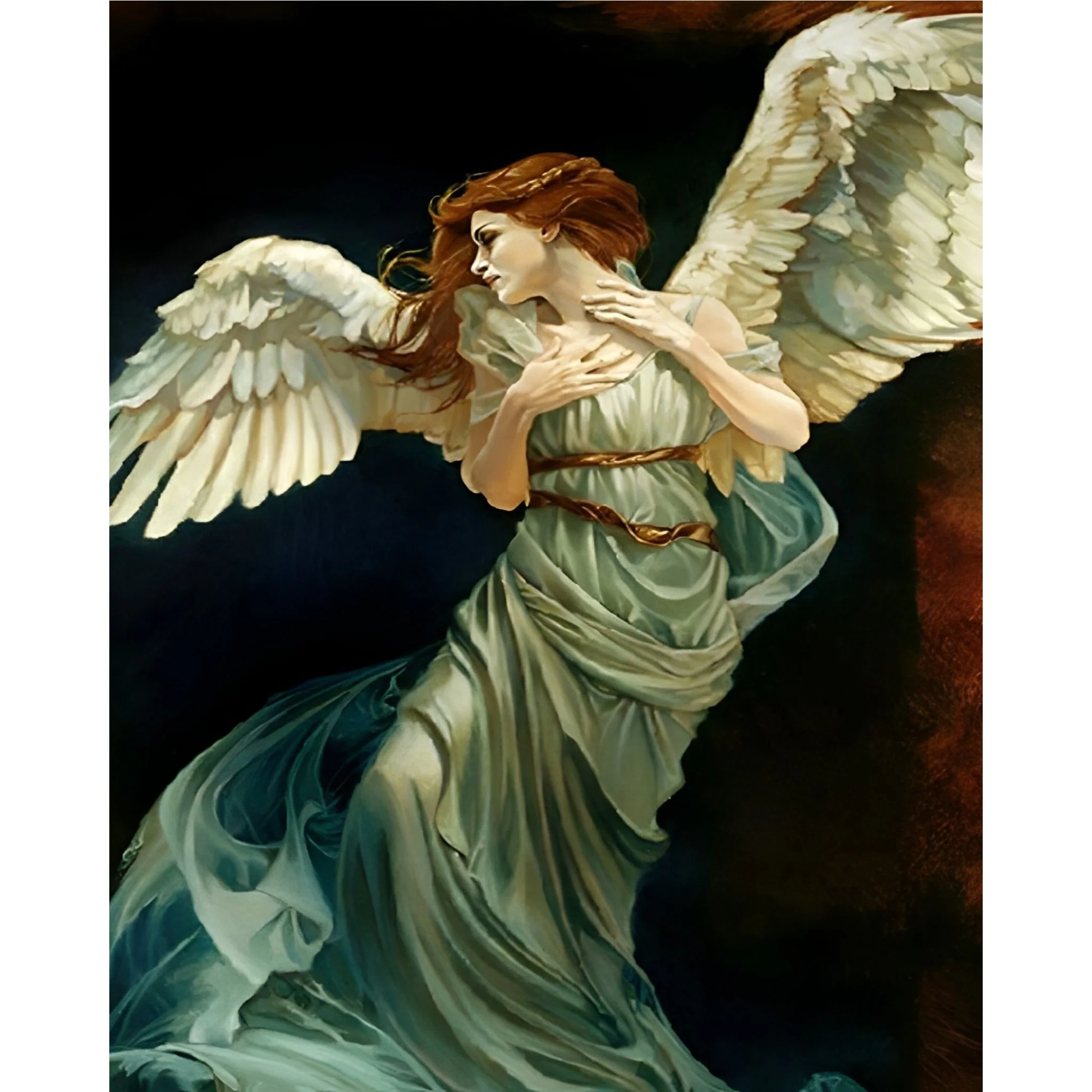 European Angel Beauty | Diamond Painting - Image 2