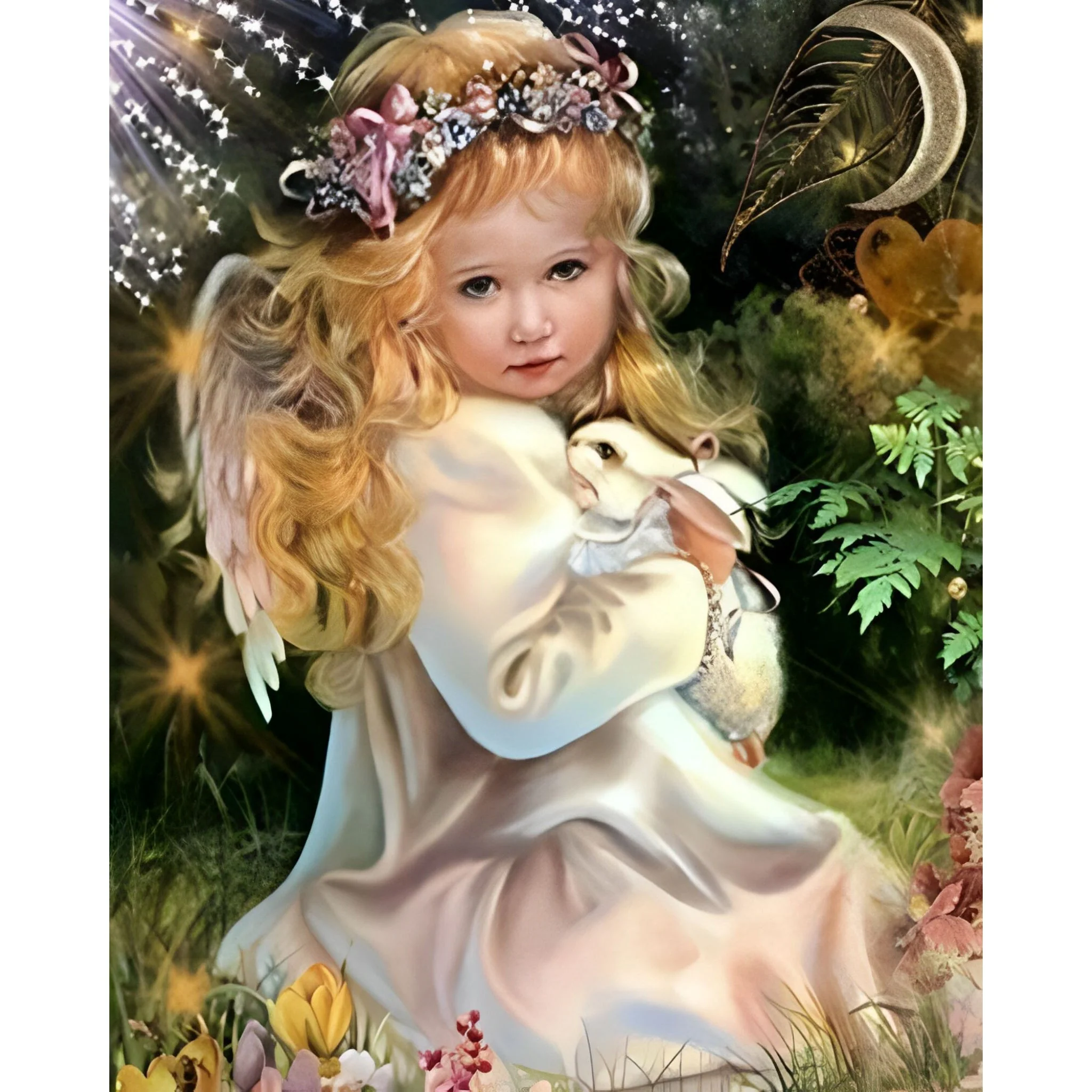 Little Angel Girl | Diamond Painting - Image 2