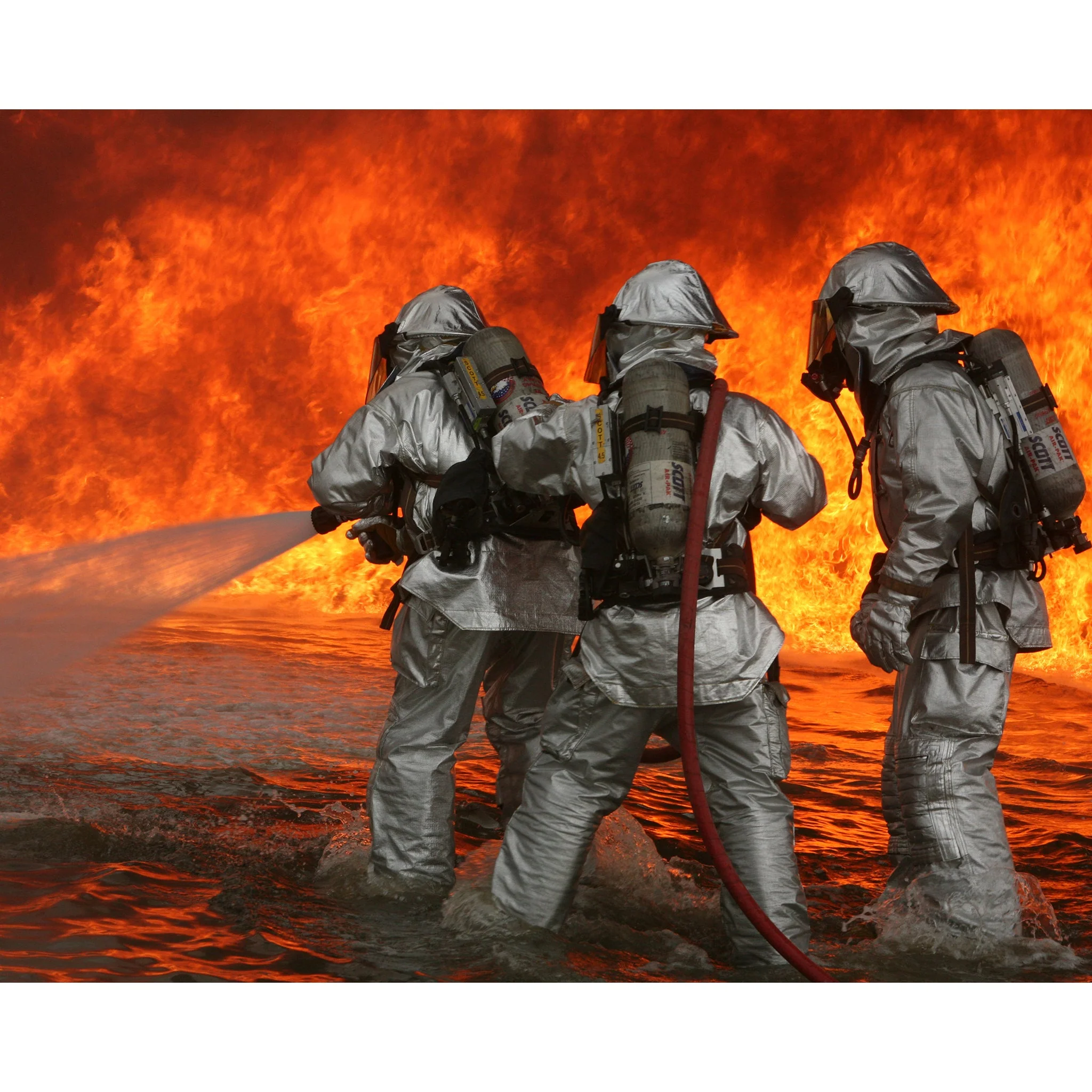 Fighting the Flames | Diamond Painting - Image 2