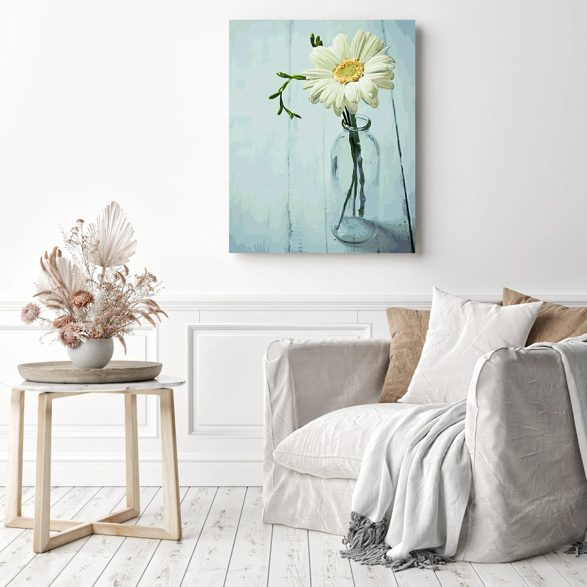 White Daisy | Diamond Painting - Image 3
