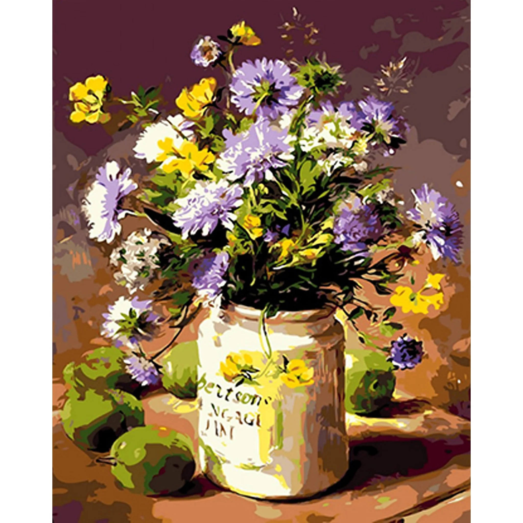 Purple Carnations | Diamond Painting - Image 2
