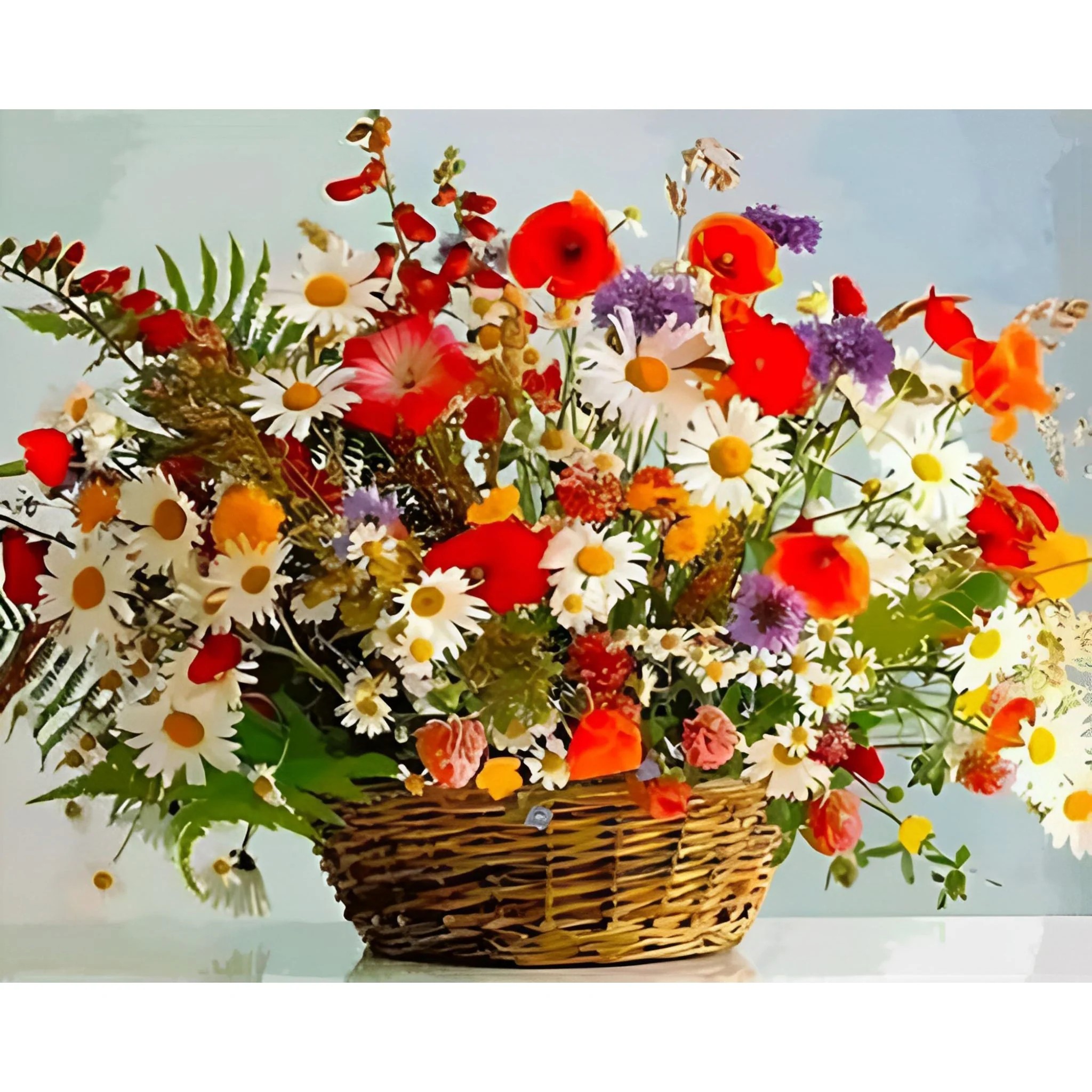 Beautiful Flowers Basket | Diamond Painting - Image 2