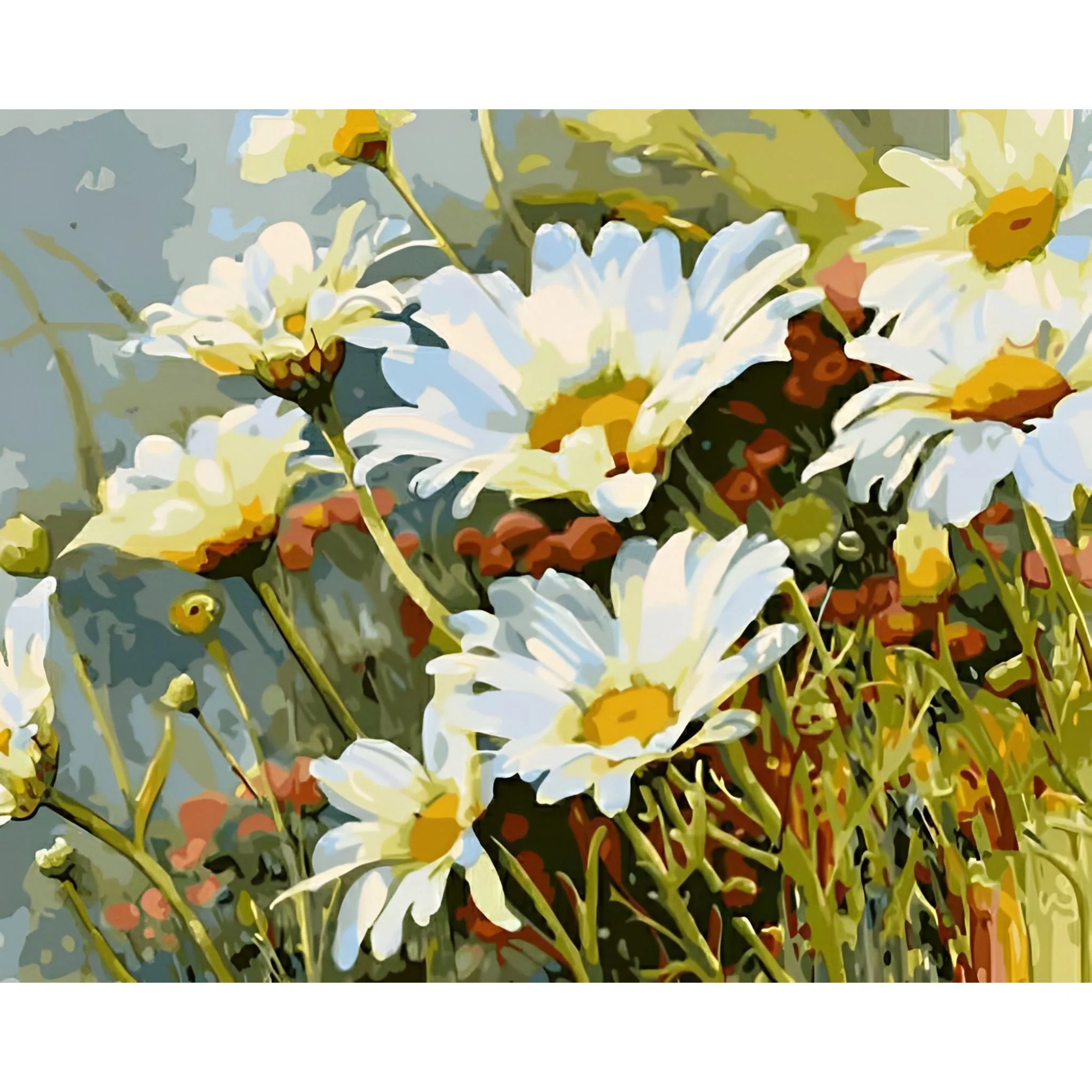 Wild Daisies | Diamond Painting - Image 2