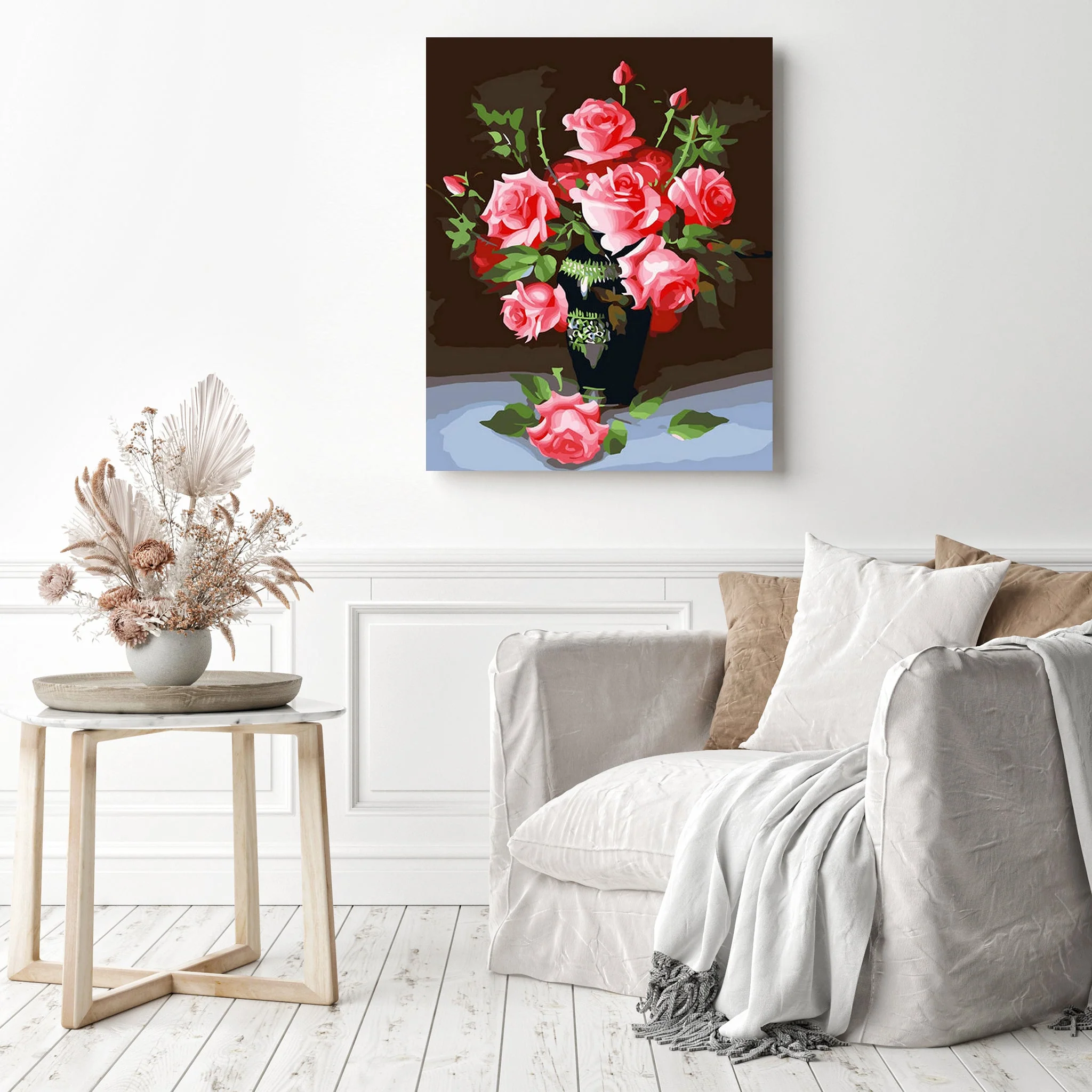 Hot Pink Bouquet | Diamond Painting - Image 3