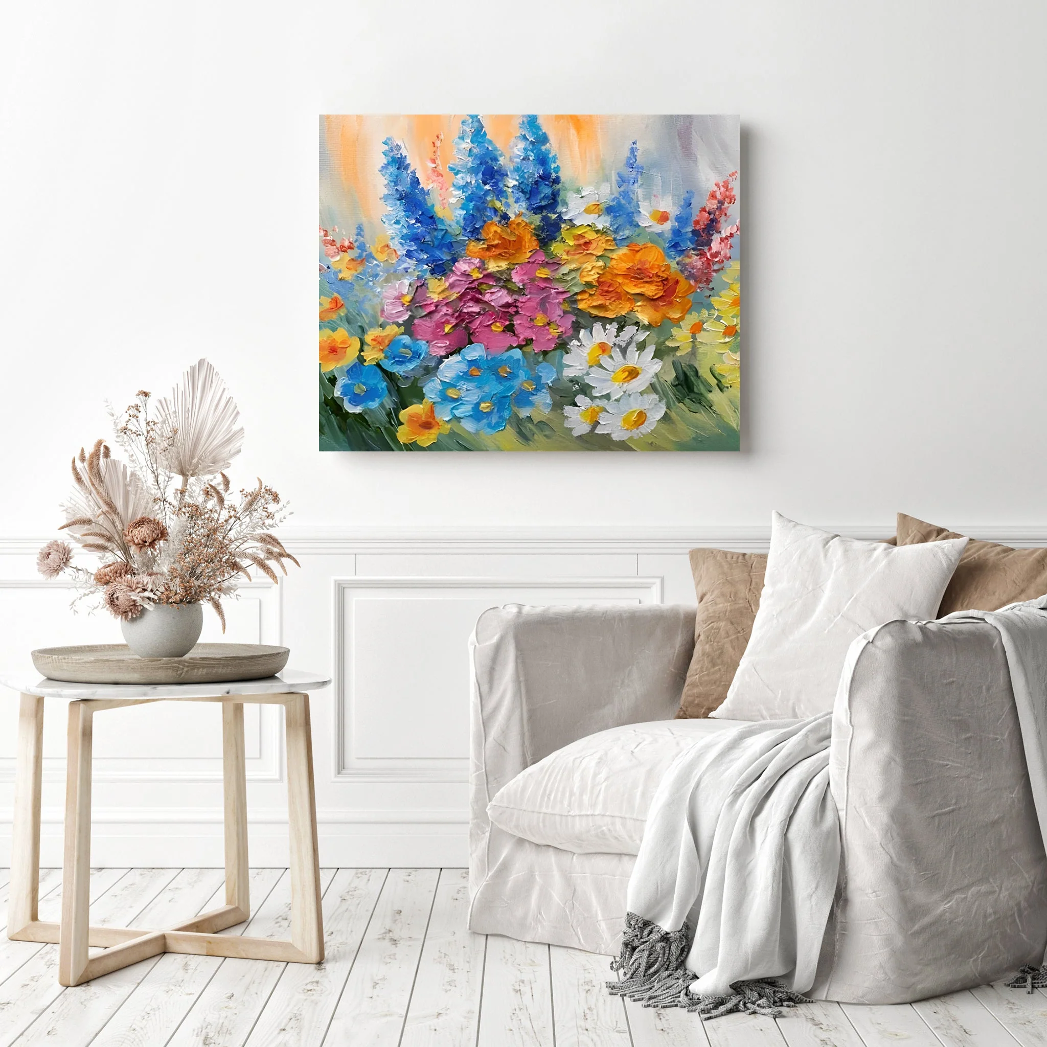 Abstract Bouquet of Spring Flowers | Diamond Painting - Image 3