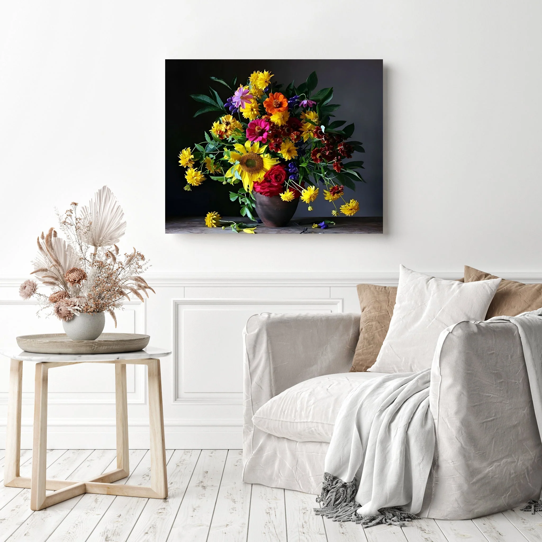 Sunflower and Roses Bouquet | Diamond Painting - Image 3