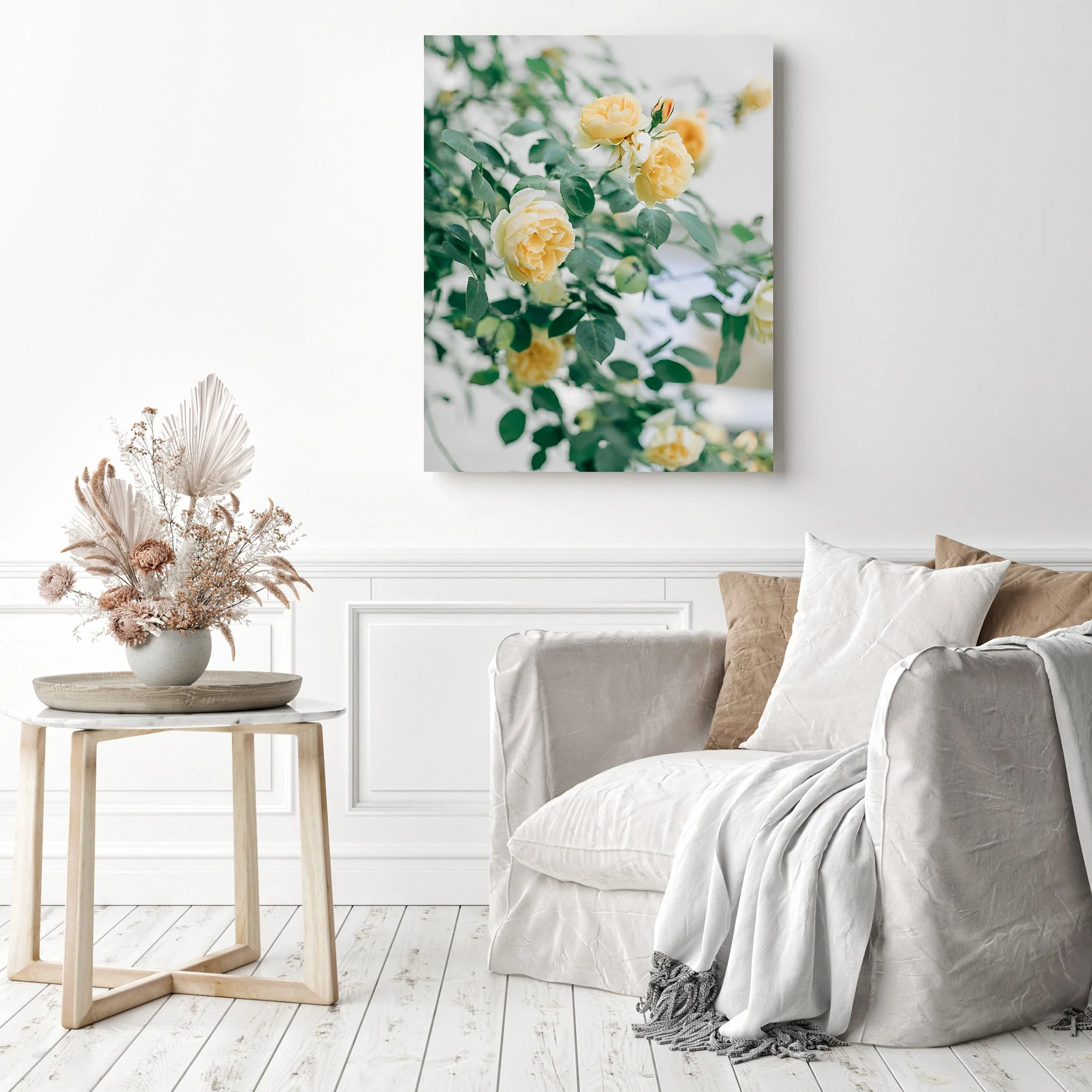 Yellow Roses in Bloom | Diamond Painting - Image 3