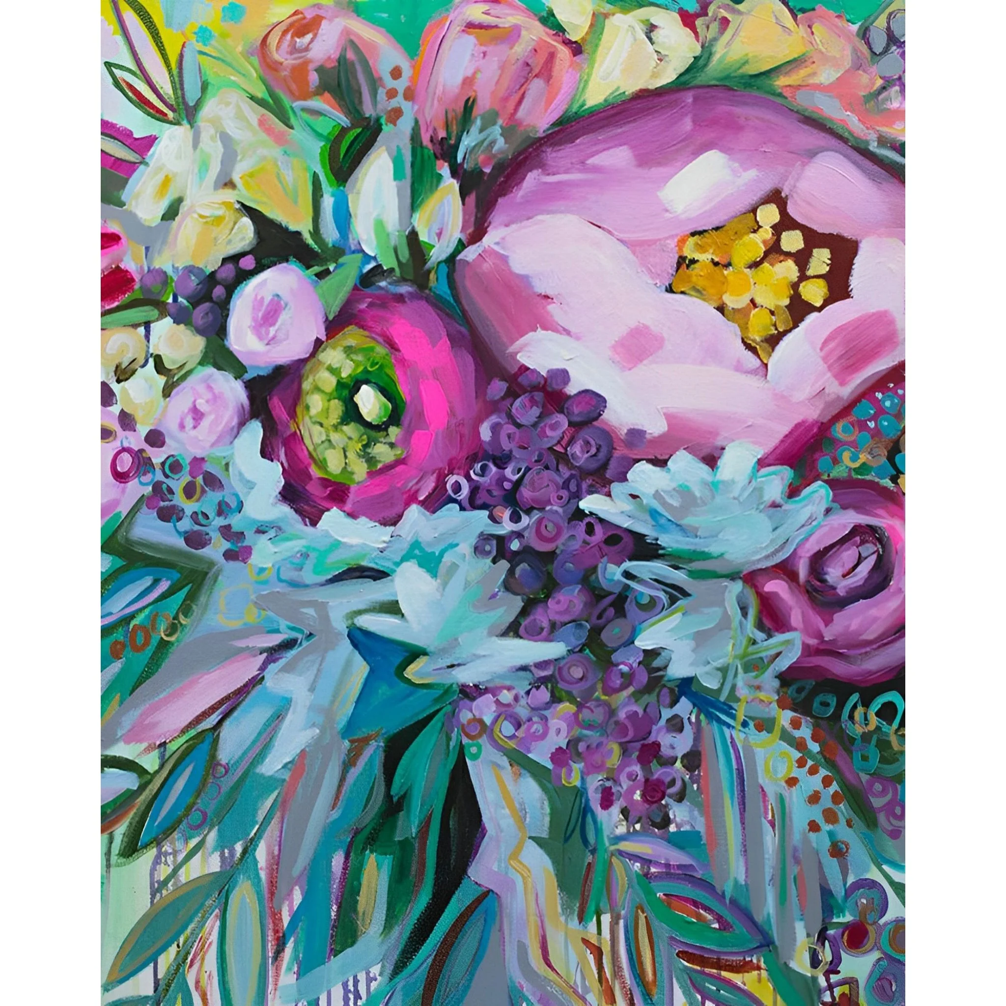 Blessings Come From Raindrops | Diamond Painting - Image 2