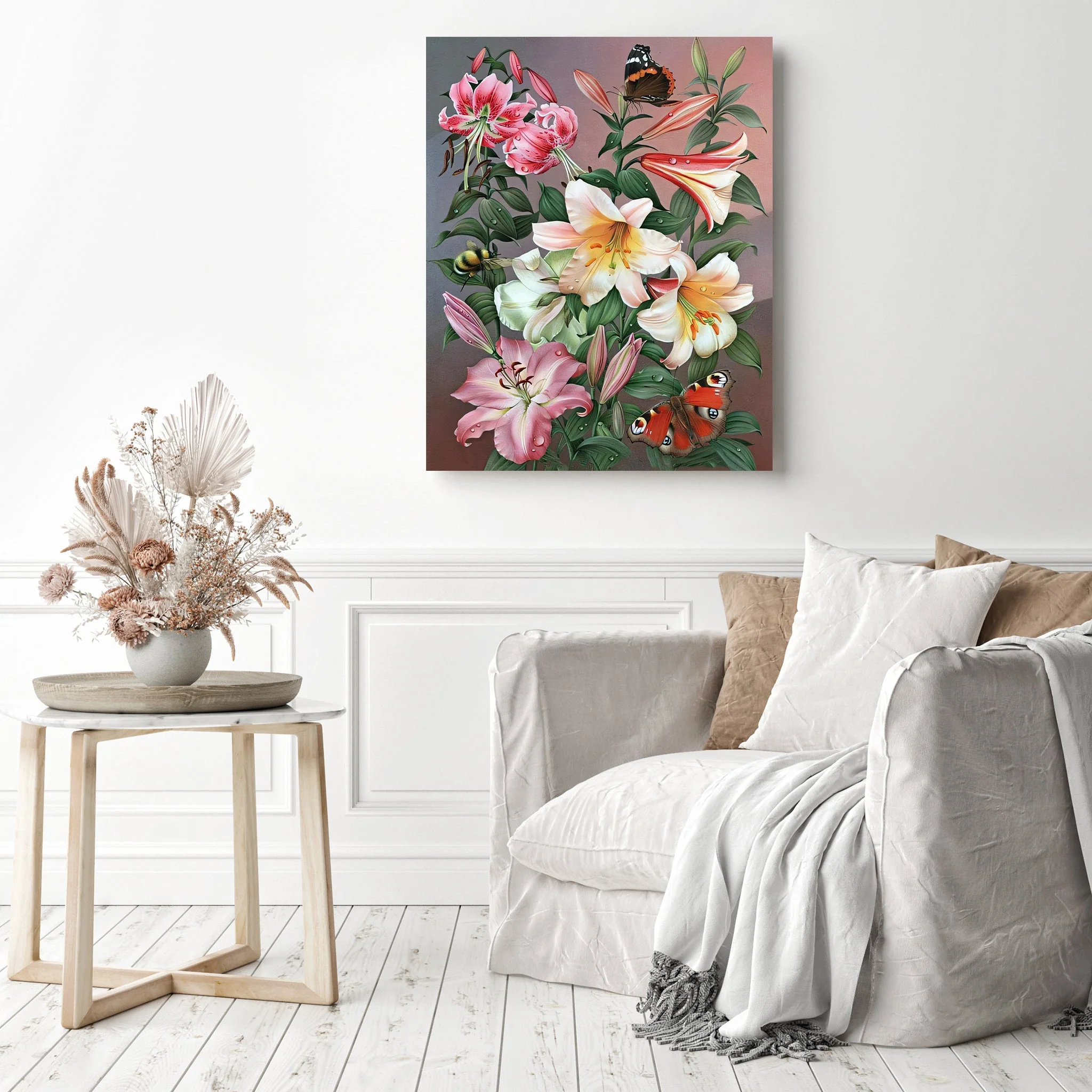 Butterflies and Flowers | Diamond Painting - Image 3